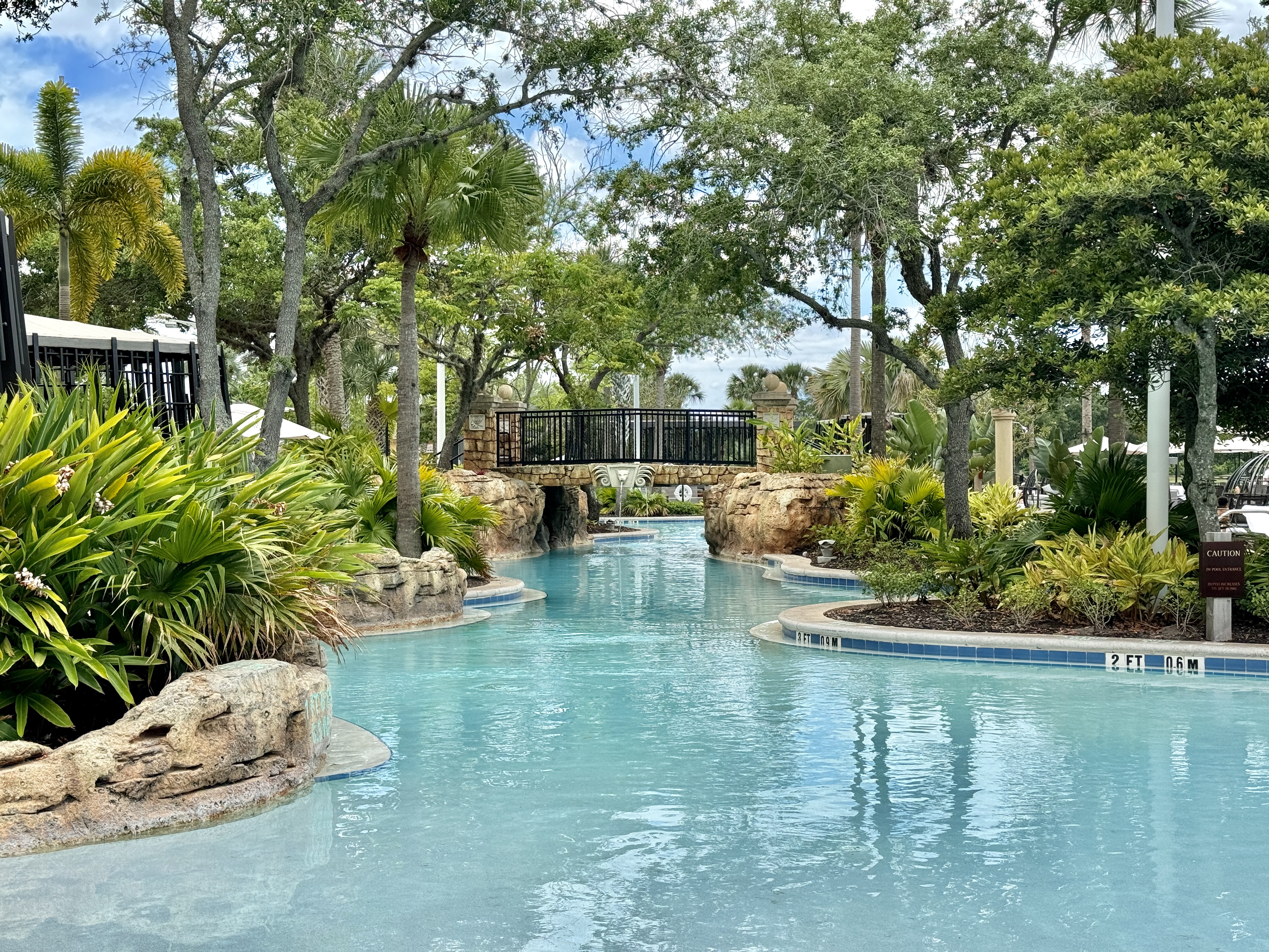 JW Marriott Orlando Grande Lakes Lazy River Bridge JW Marriott Orlando Grande Lakes Lazy River Bridge