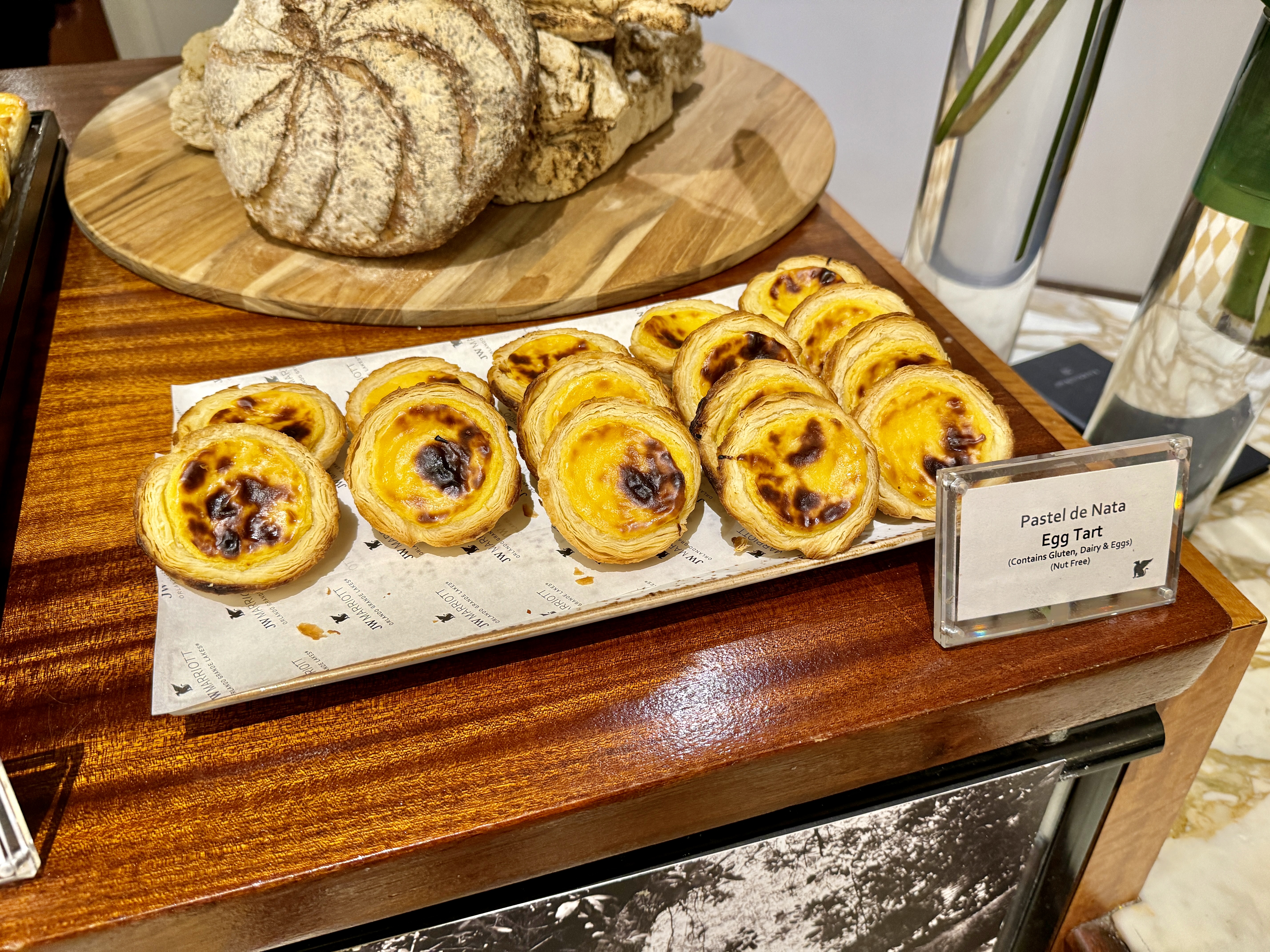 JW Marriott Orlando Grande Lakes Pastel de Nata JW Marriott Orlando Grande Lakes Pastel de Nata