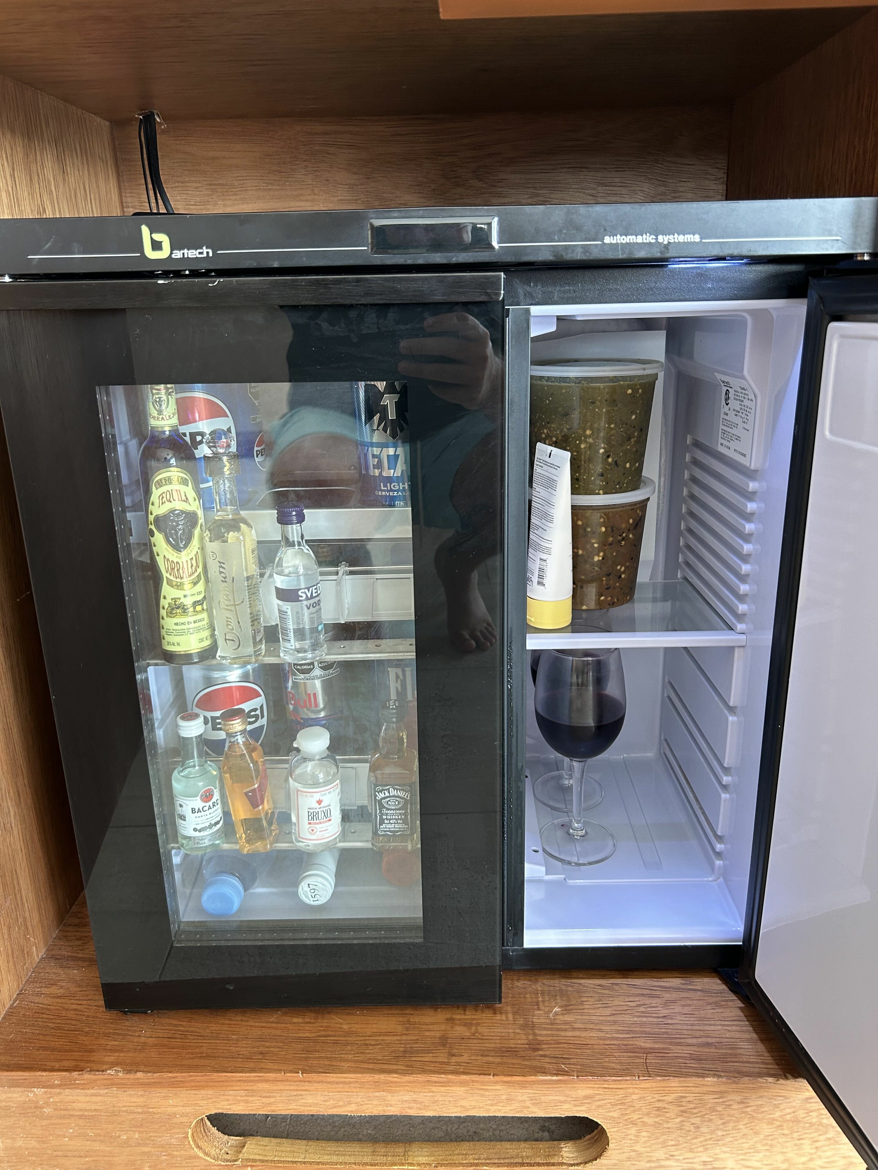 JW Marriott Cancun minibar
