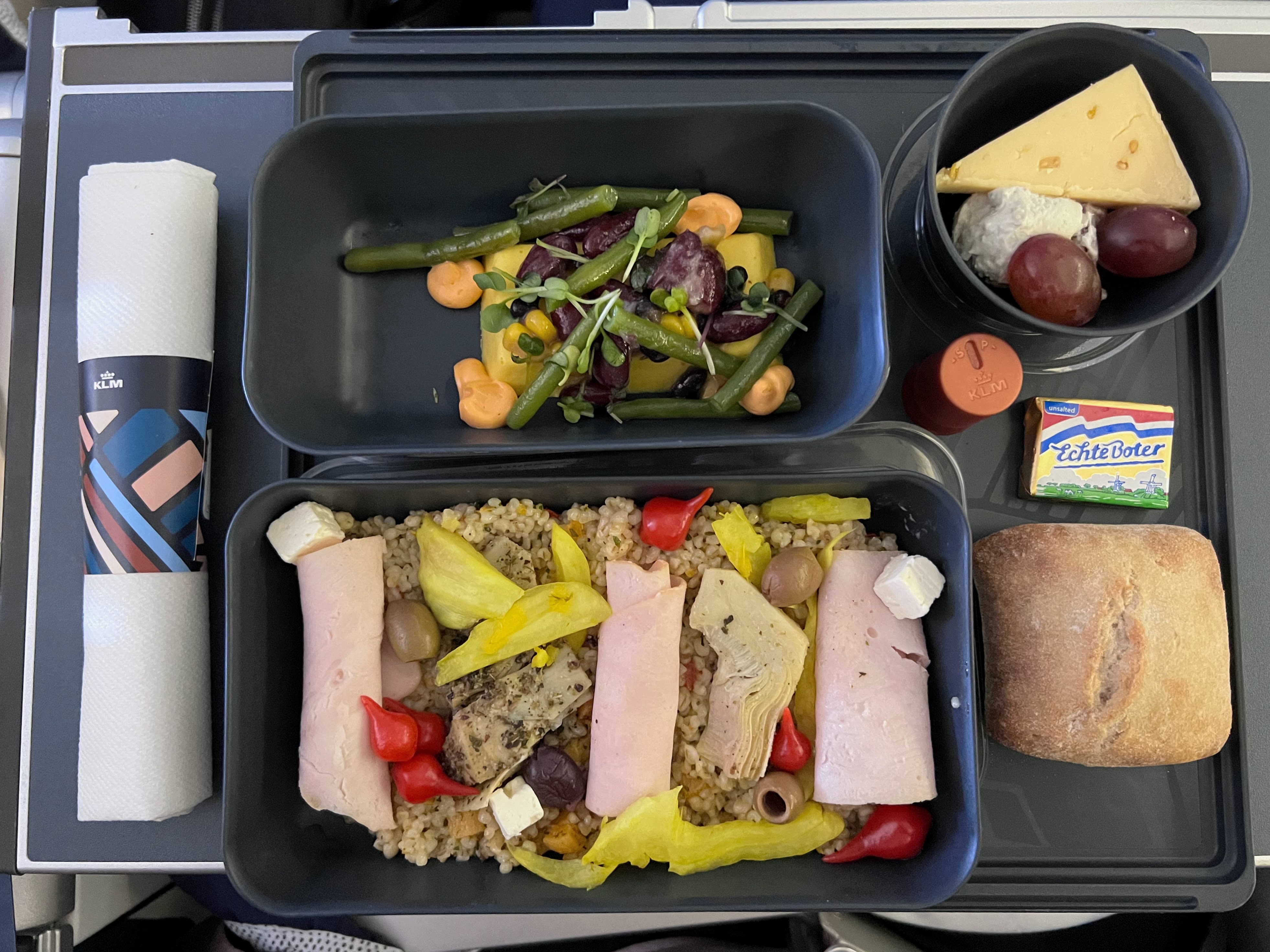 KLM premium comfort meal