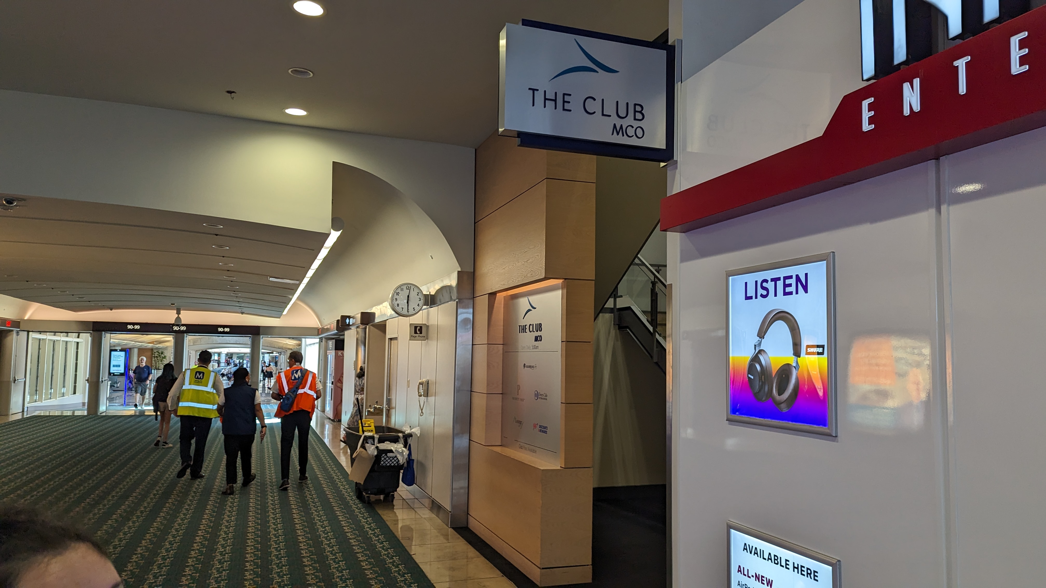MCO Terminal B The Club MCO Gates 70 99 door