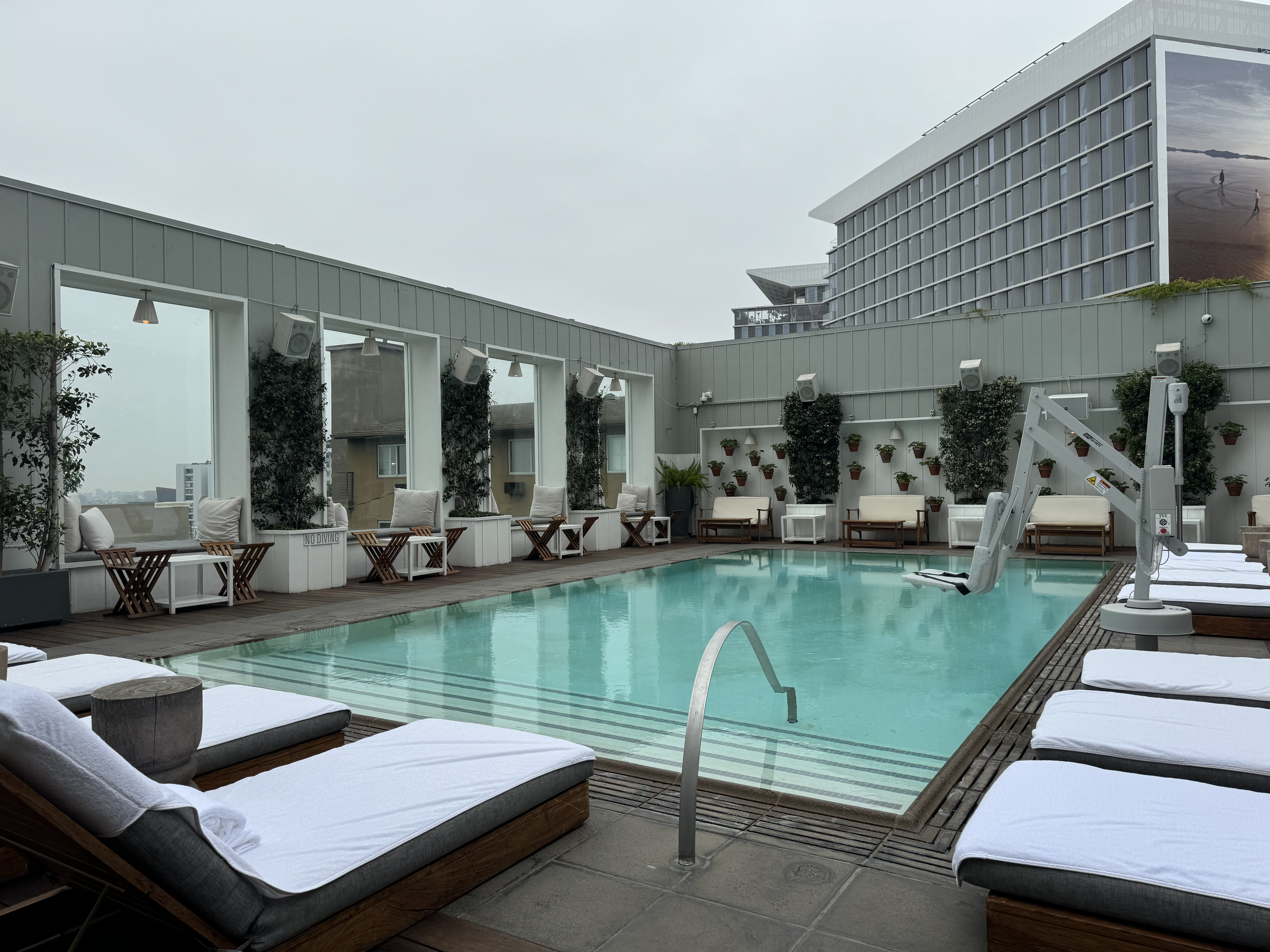Mondrian Los Angeles pool Mondrian Los Angeles pool