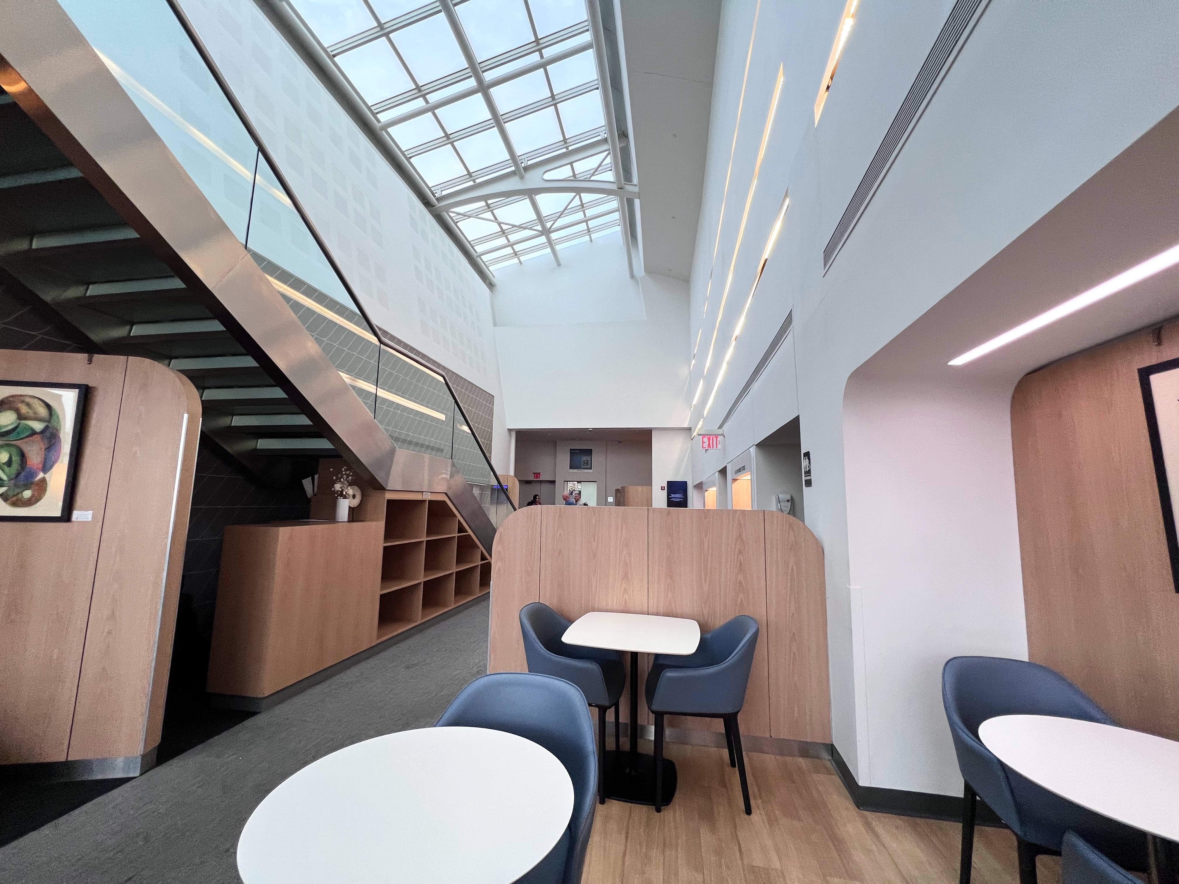 More seating at Air France JFK lounge More seating at Air France JFK lounge