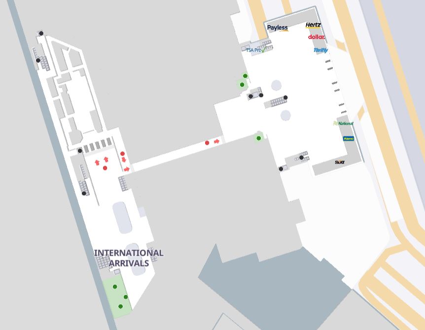 Nashville International Airport Terminal Level 1
