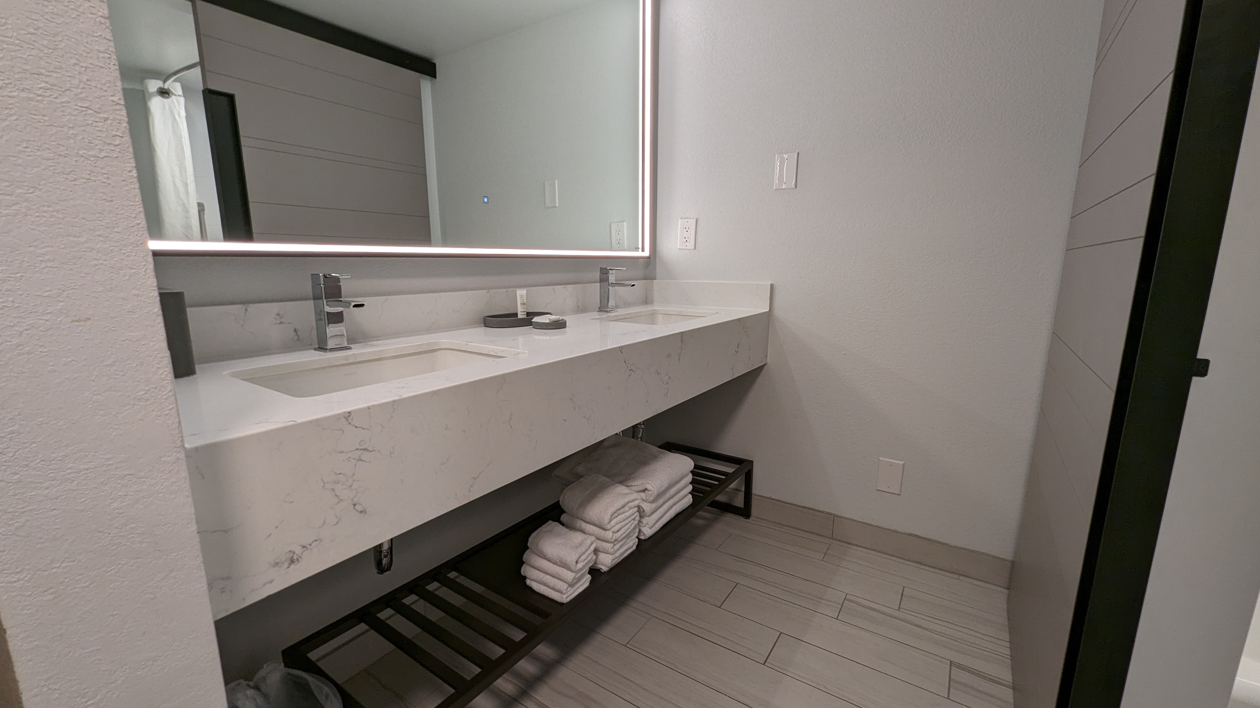 Orlando World Center Marriott 2 Queen Ambassador Suite bathroom countertop Orlando World Center Marriott 2 Queen Ambassador Suite bathroom countertop