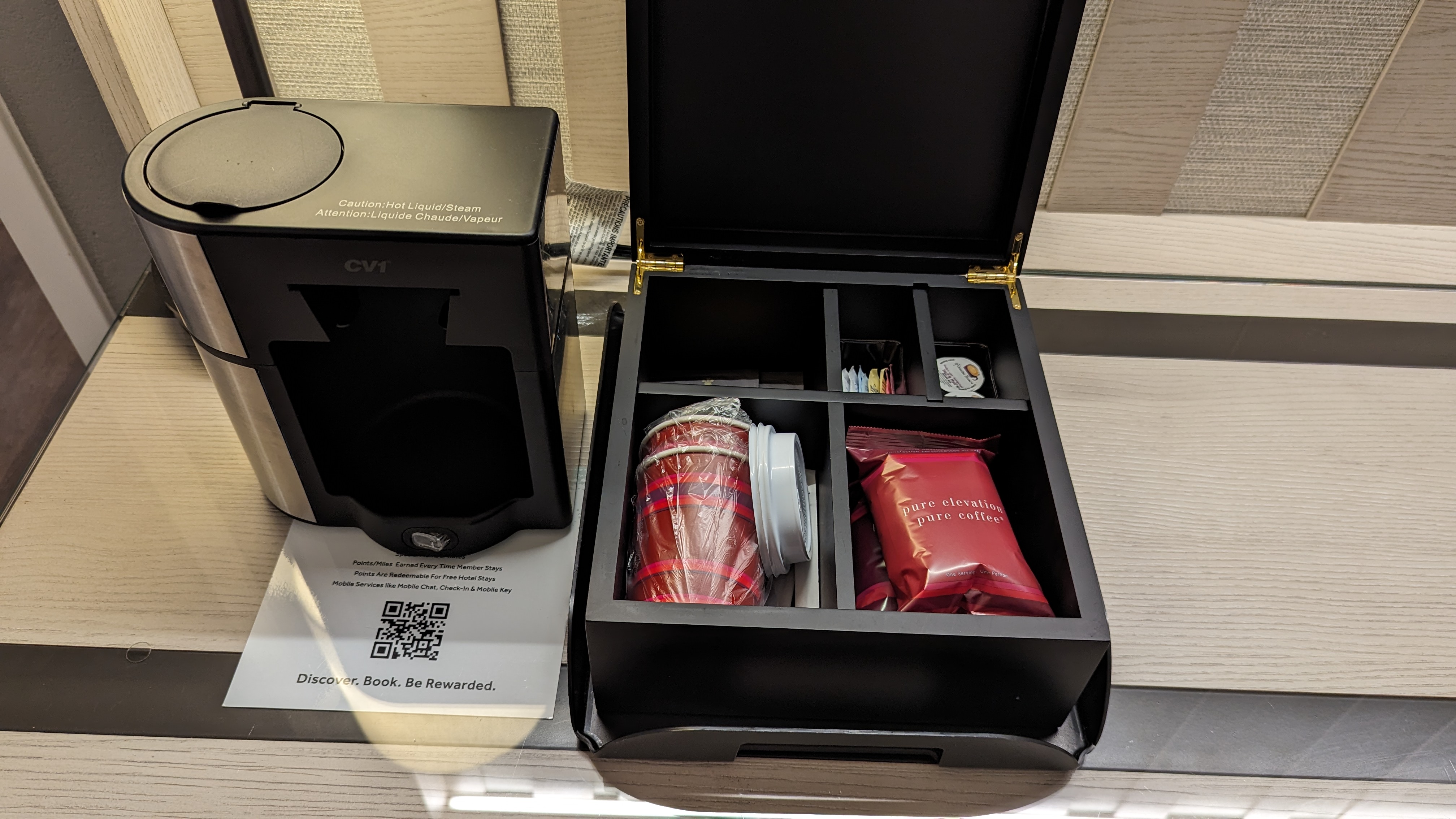 Orlando World Center Marriott 2 Queen Ambassador Suite bedroom coffee Orlando World Center Marriott 2 Queen Ambassador Suite bedroom coffee