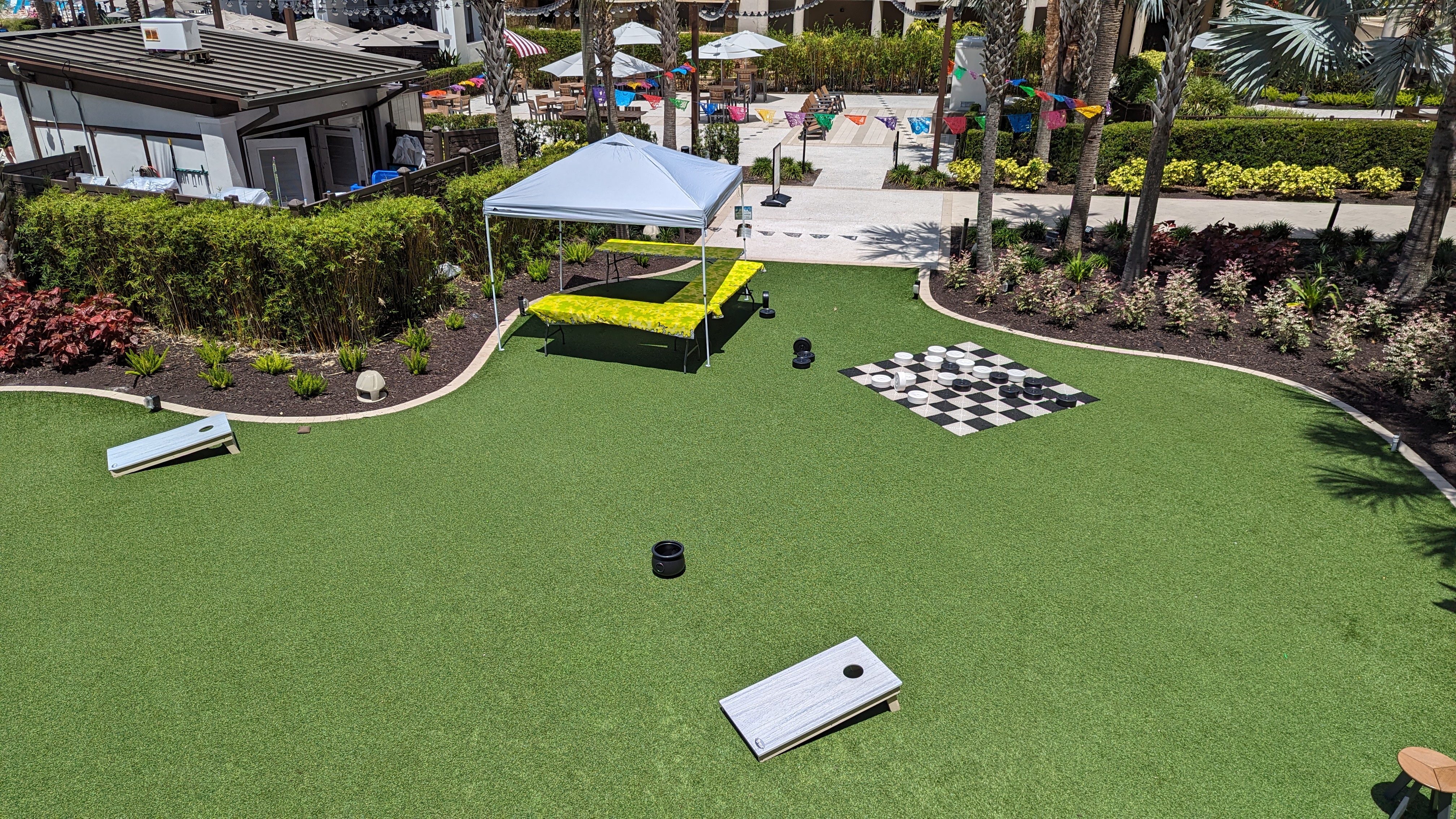 Orlando World Center Marriott amenities lawn games Orlando World Center Marriott amenities lawn games