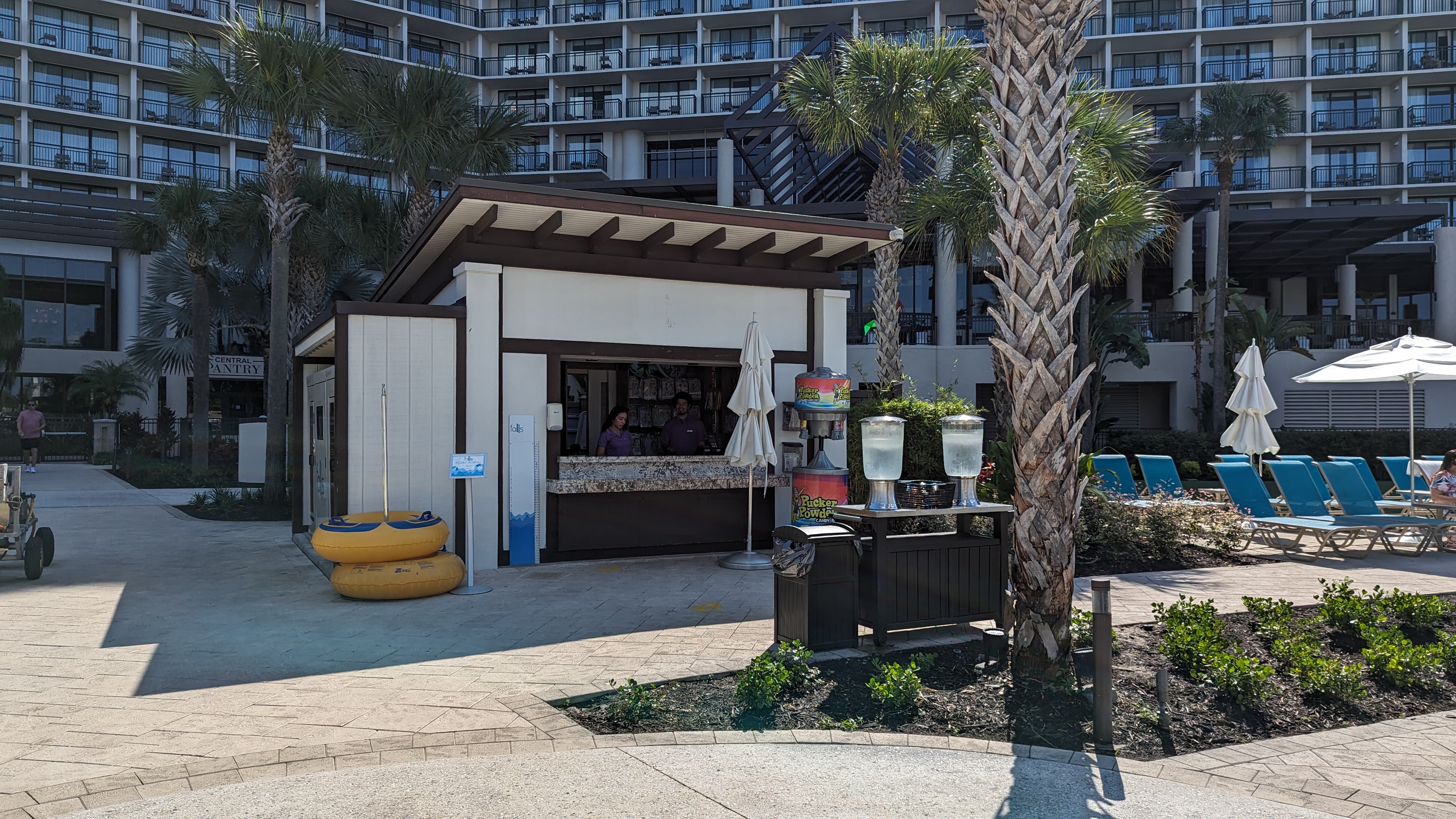 Orlando World Center Marriott amenities pool rental hut Orlando World Center Marriott amenities pool rental hut