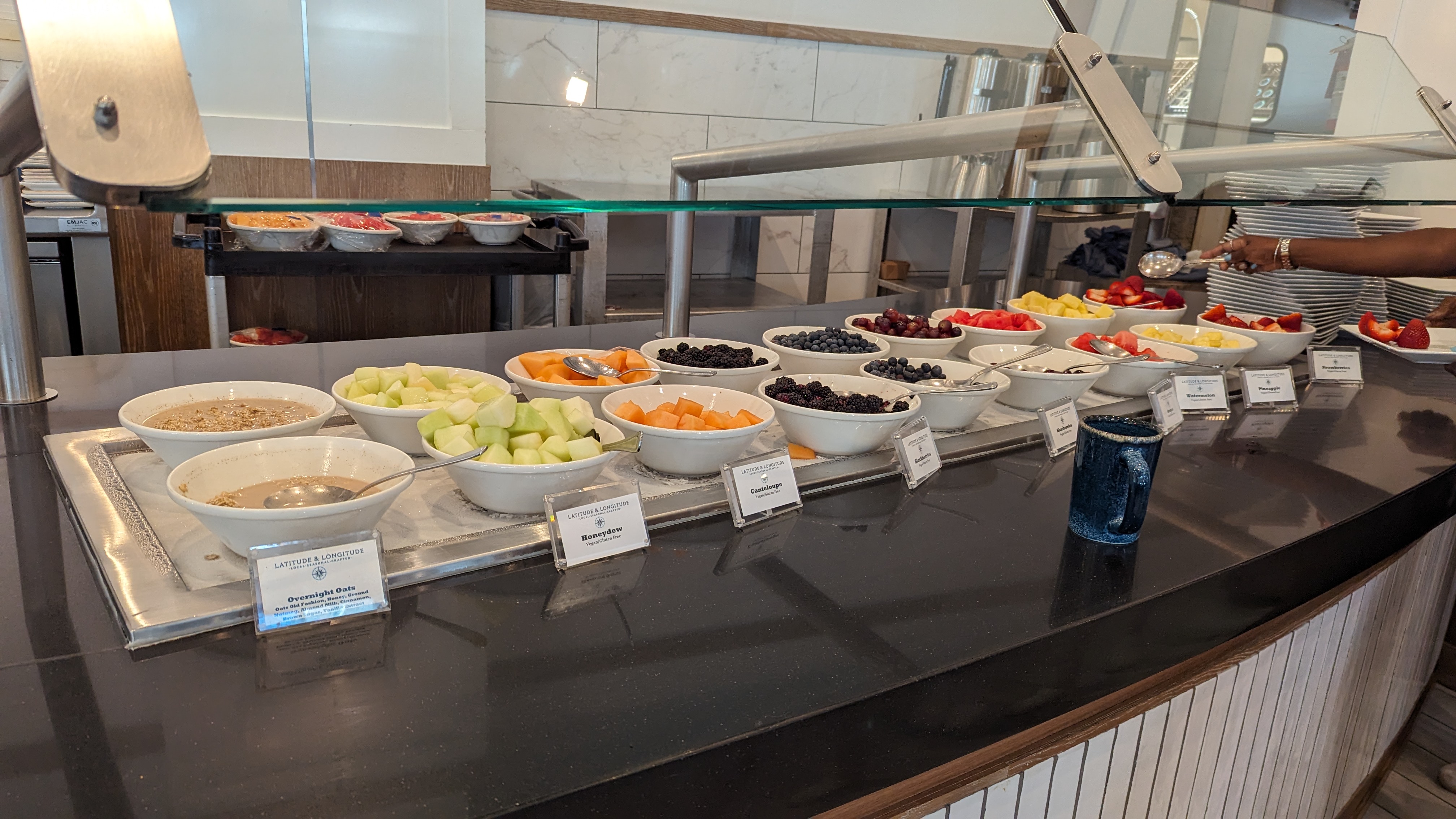 Orlando World Center Marriott food and beverage breakfast buffet fruit Orlando World Center Marriott food and beverage breakfast buffet fruit