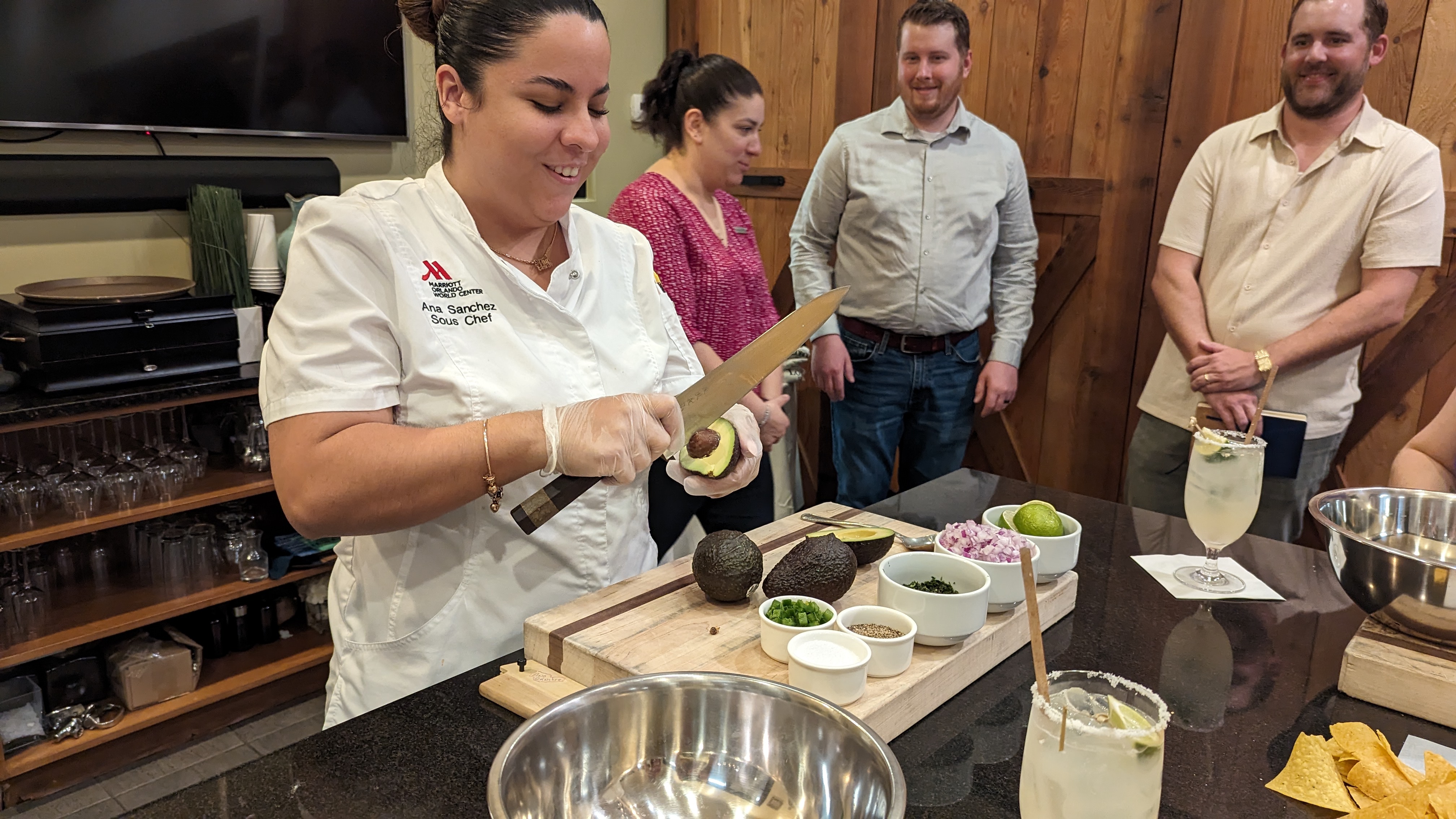 Orlando World Center Marriott food and beverage margs and guac class chef Orlando World Center Marriott food and beverage margs and guac class chef