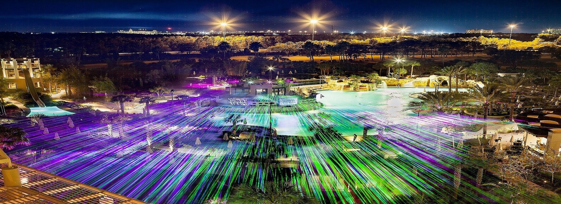 Orlando World Center Marriott laser light show Orlando World Center Marriott laser light show