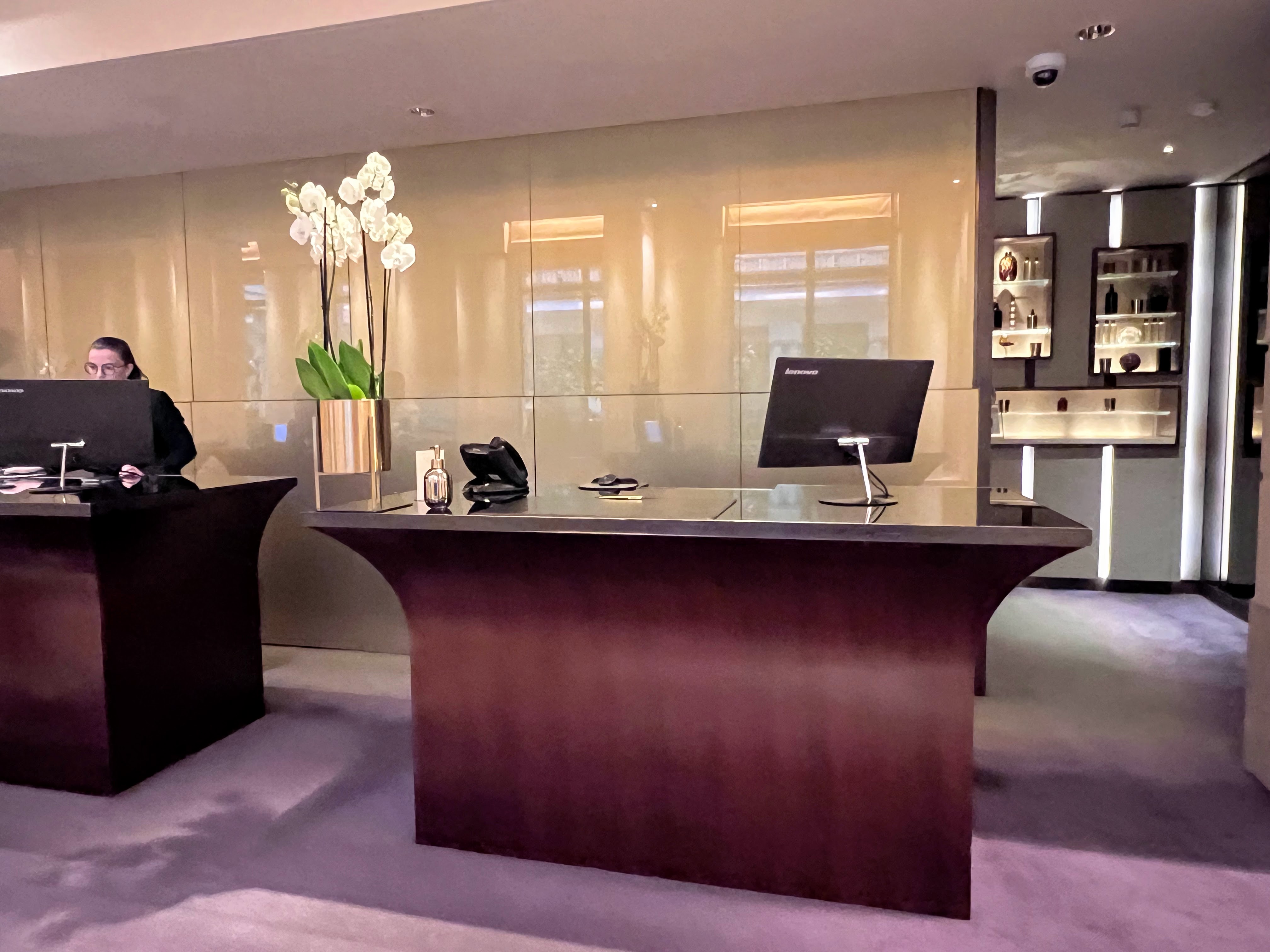 Park Hyatt Paris check in desk Park Hyatt Paris check in desk