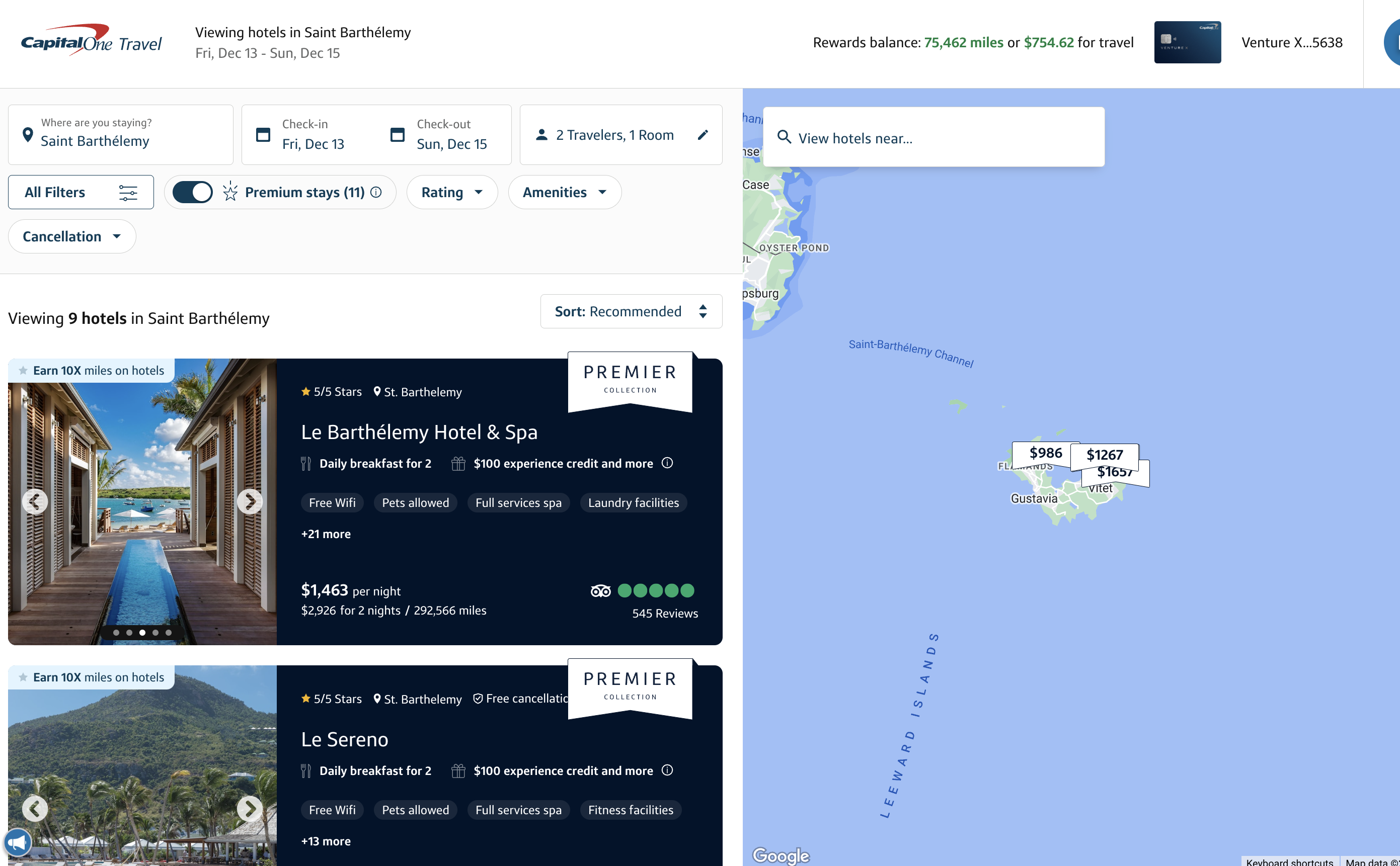 How I Got Max Value From Capital One Premier Collection Hotel