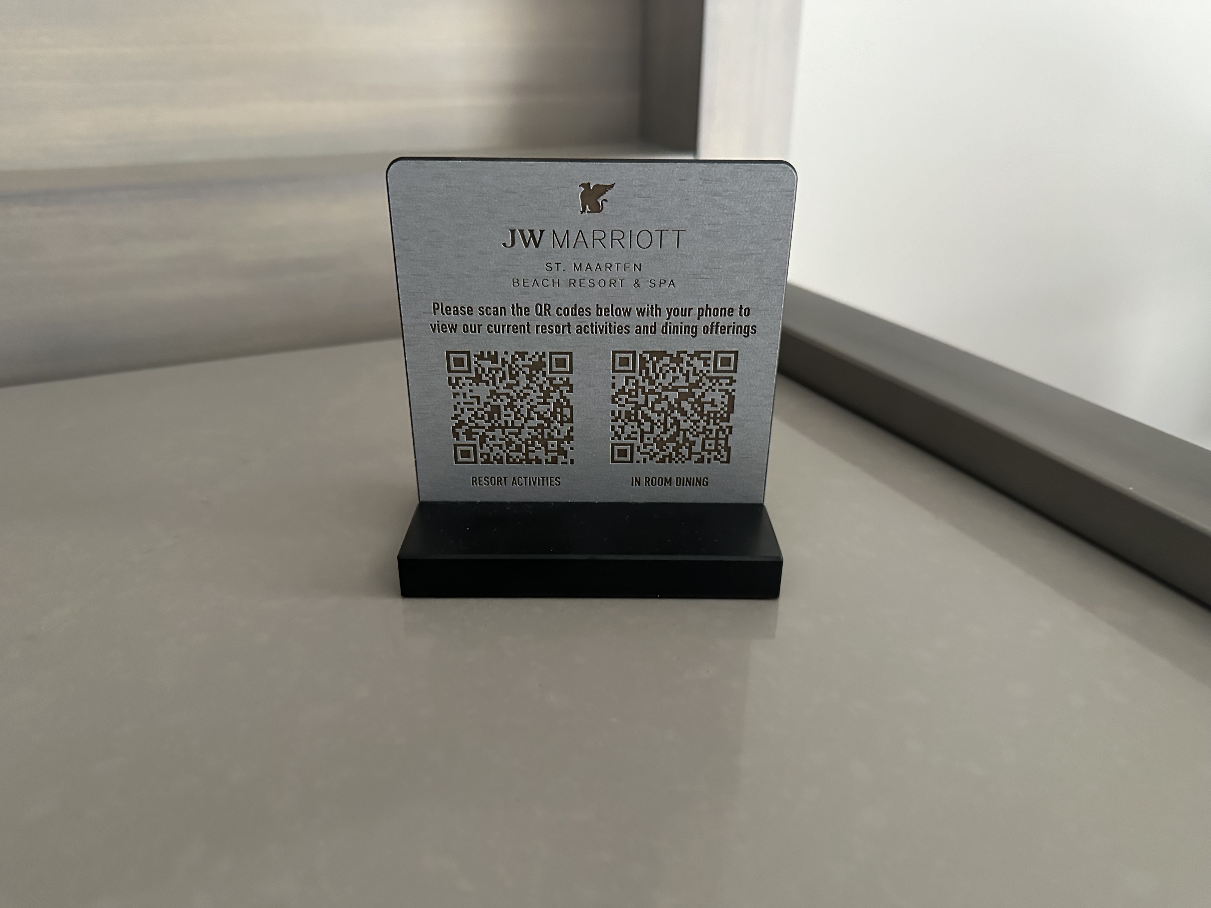 QR code JW Marriott SXM