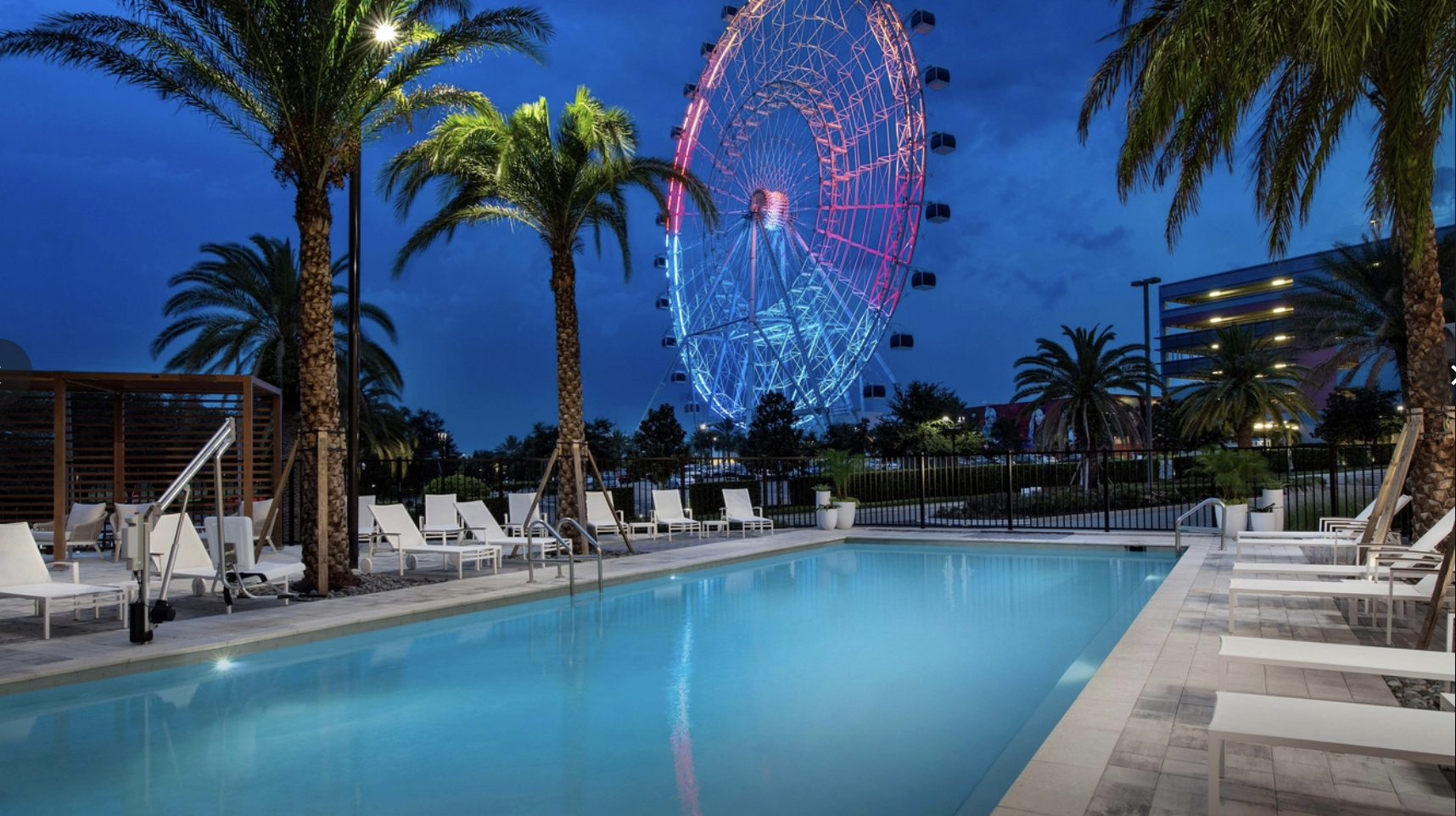 The Wheel at ICON Park Element pool view The Wheel at ICON Park Element pool view