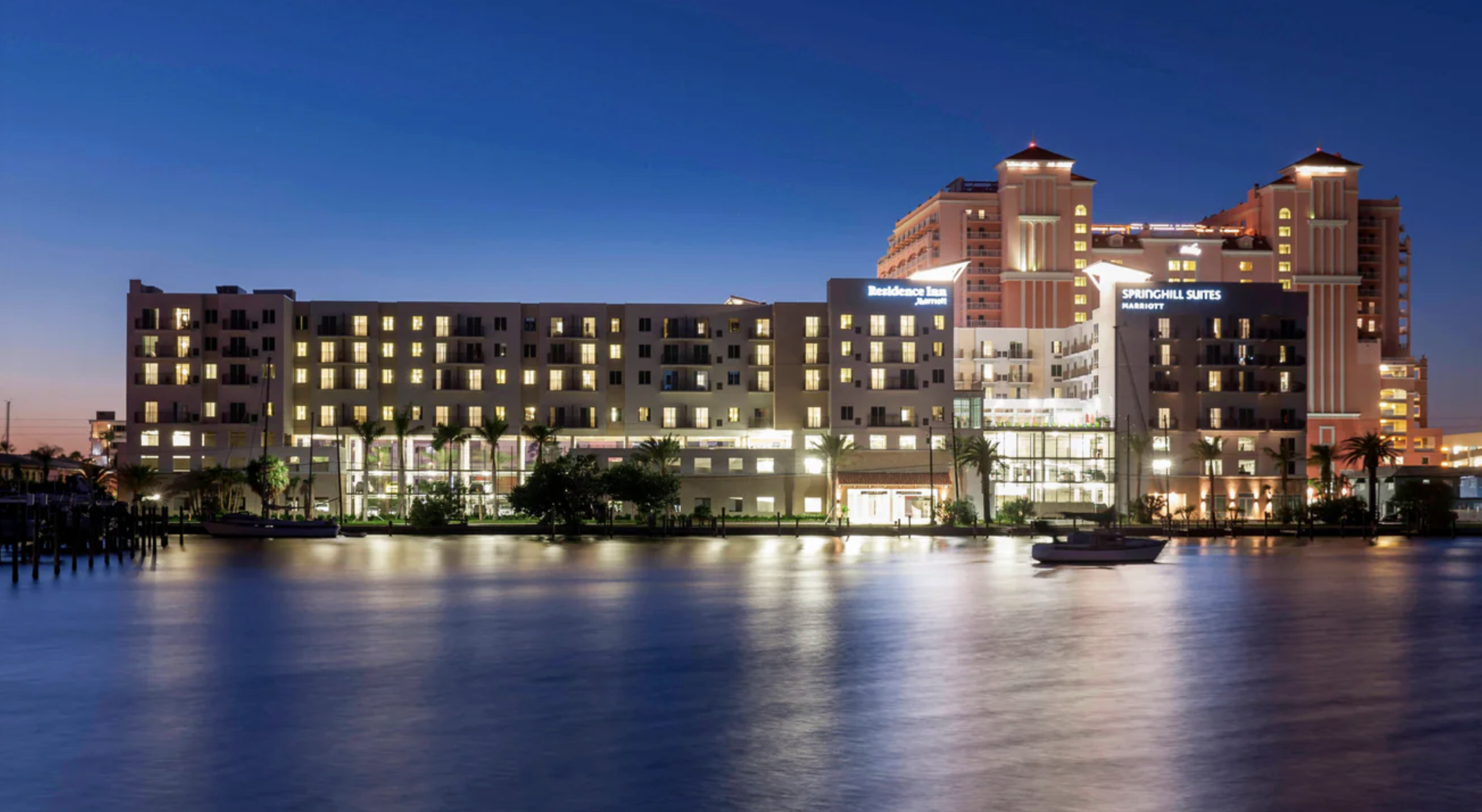 The exterior of the Residence Inn Clearwater Beach The exterior of the Residence Inn Clearwater Beach