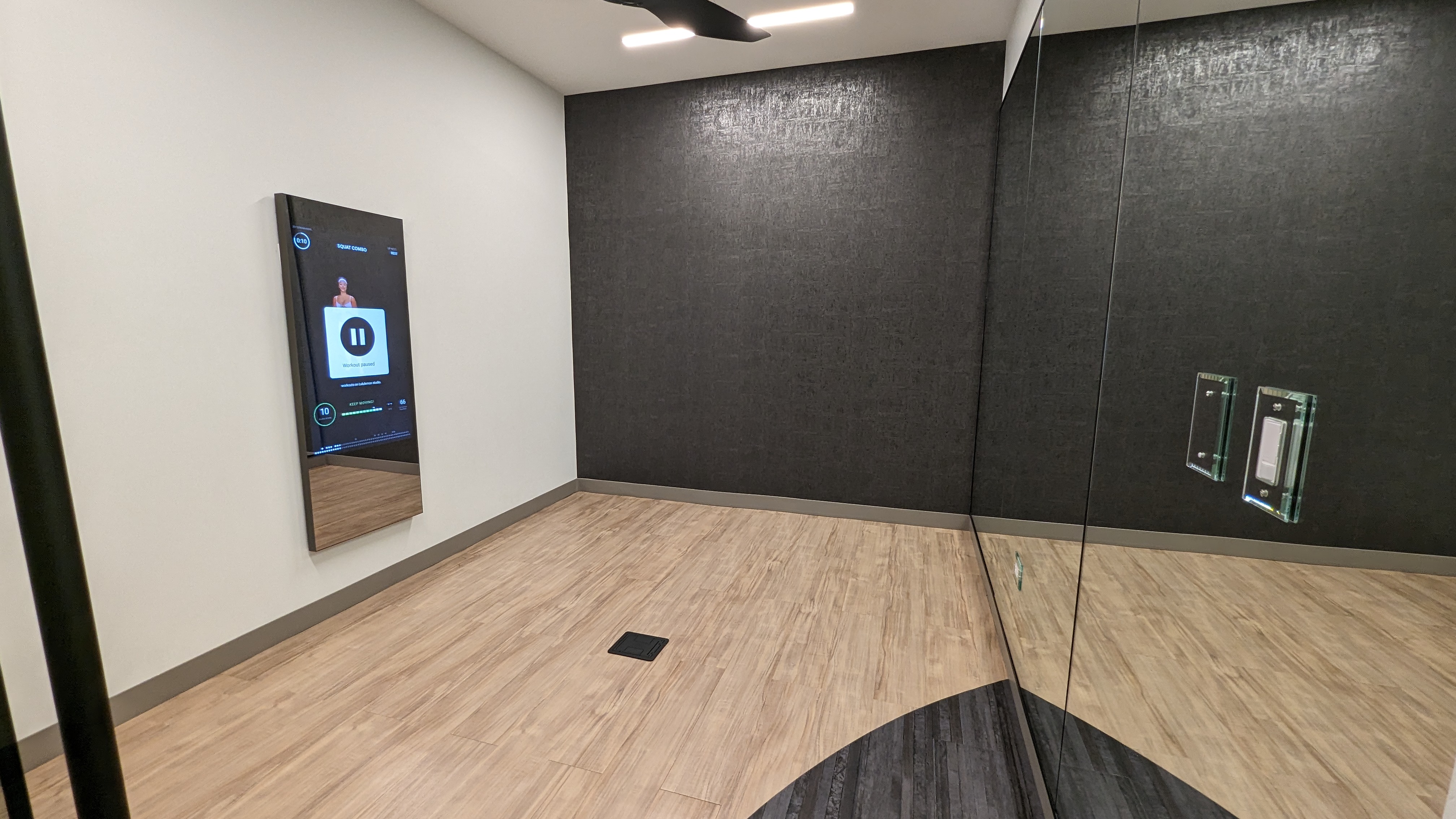 Thompson Austin amenities fitness center studio room with mirror Thompson Austin amenities fitness center studio room with mirror