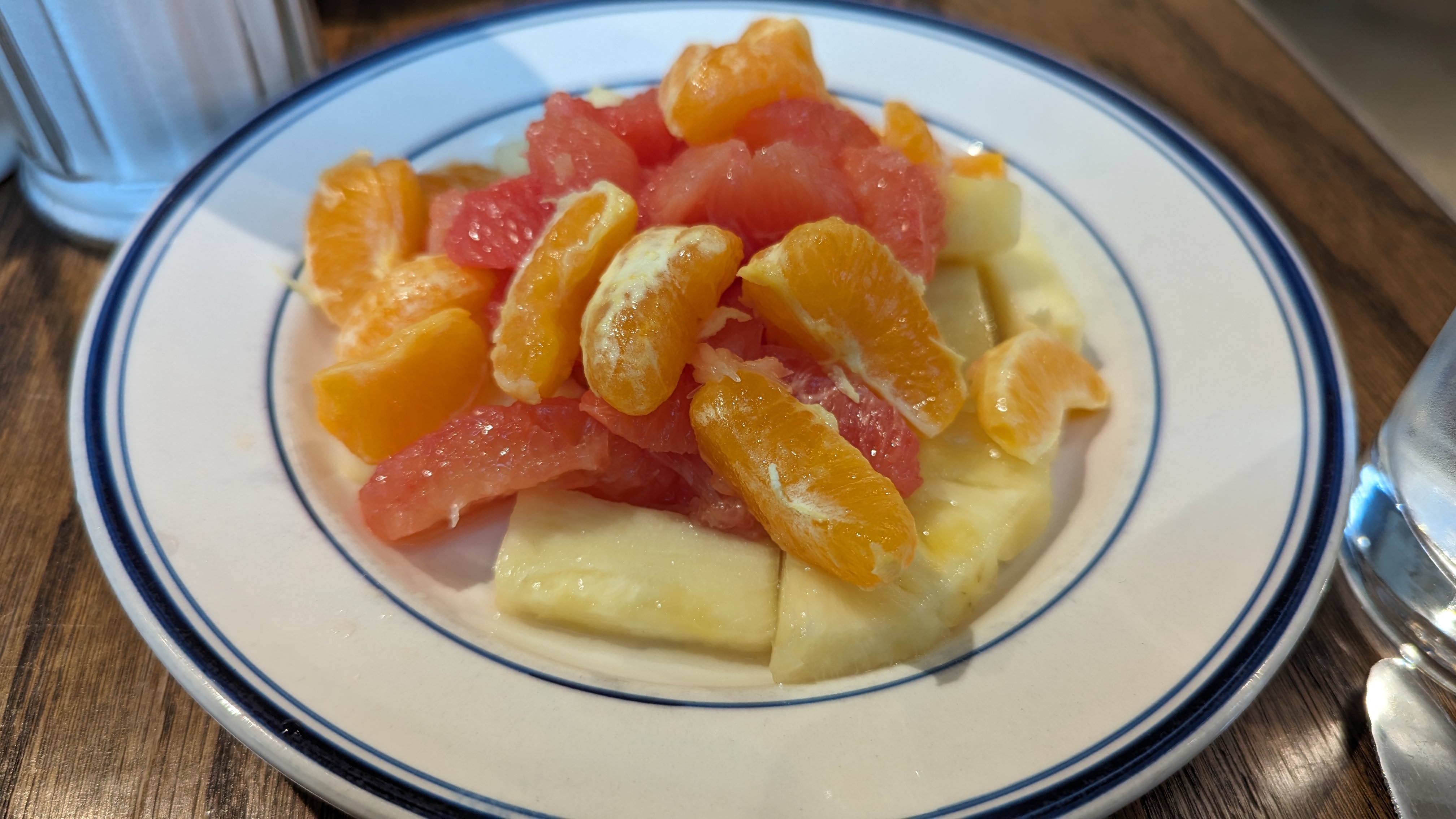 Thompson Austin food and beverage The Grey Market breakfast fruit plate Thompson Austin food and beverage The Grey Market breakfast fruit plate