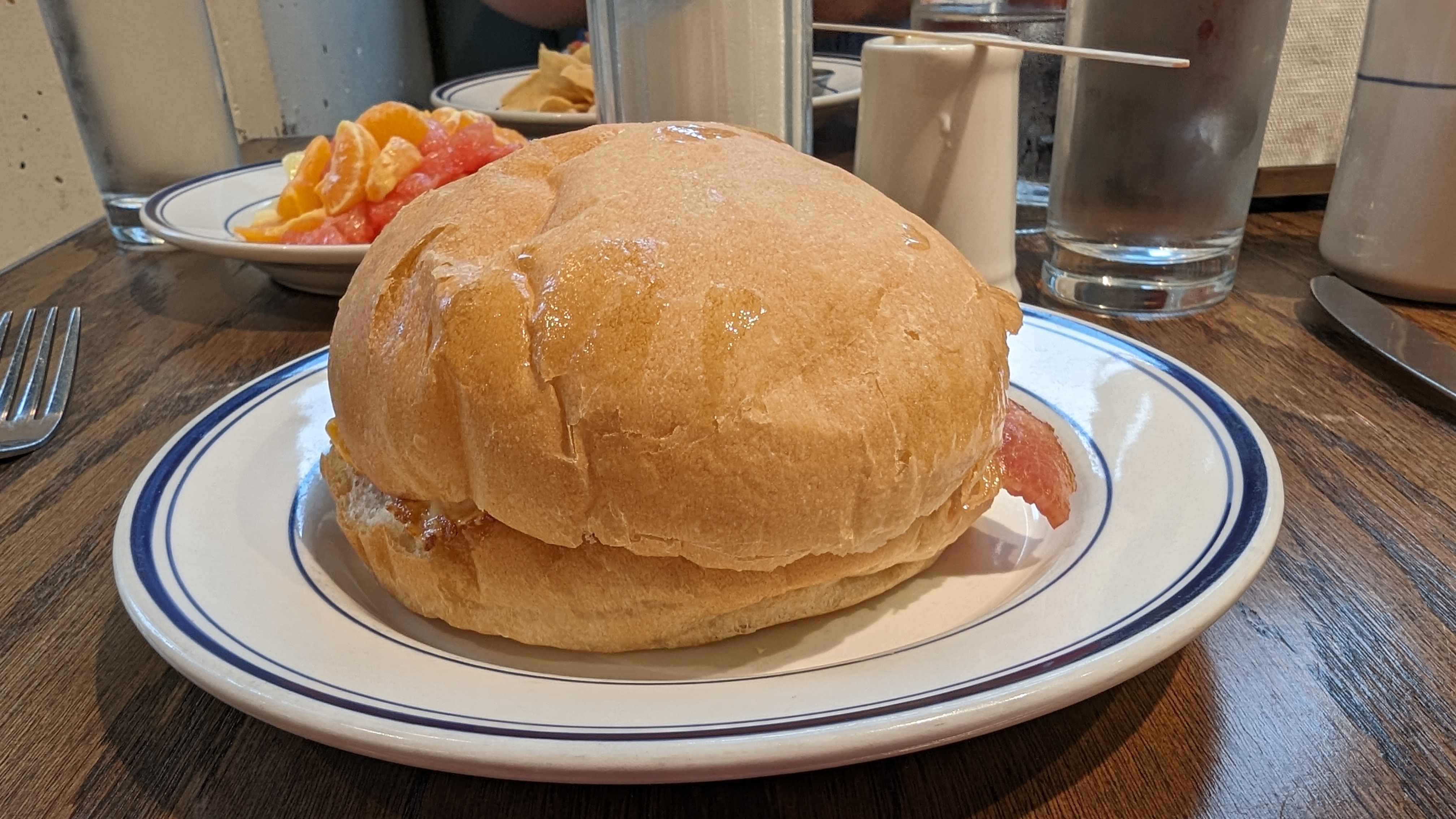 Thompson Austin food and beverage The Grey Market breakfast sandwich Thompson Austin food and beverage The Grey Market breakfast sandwich