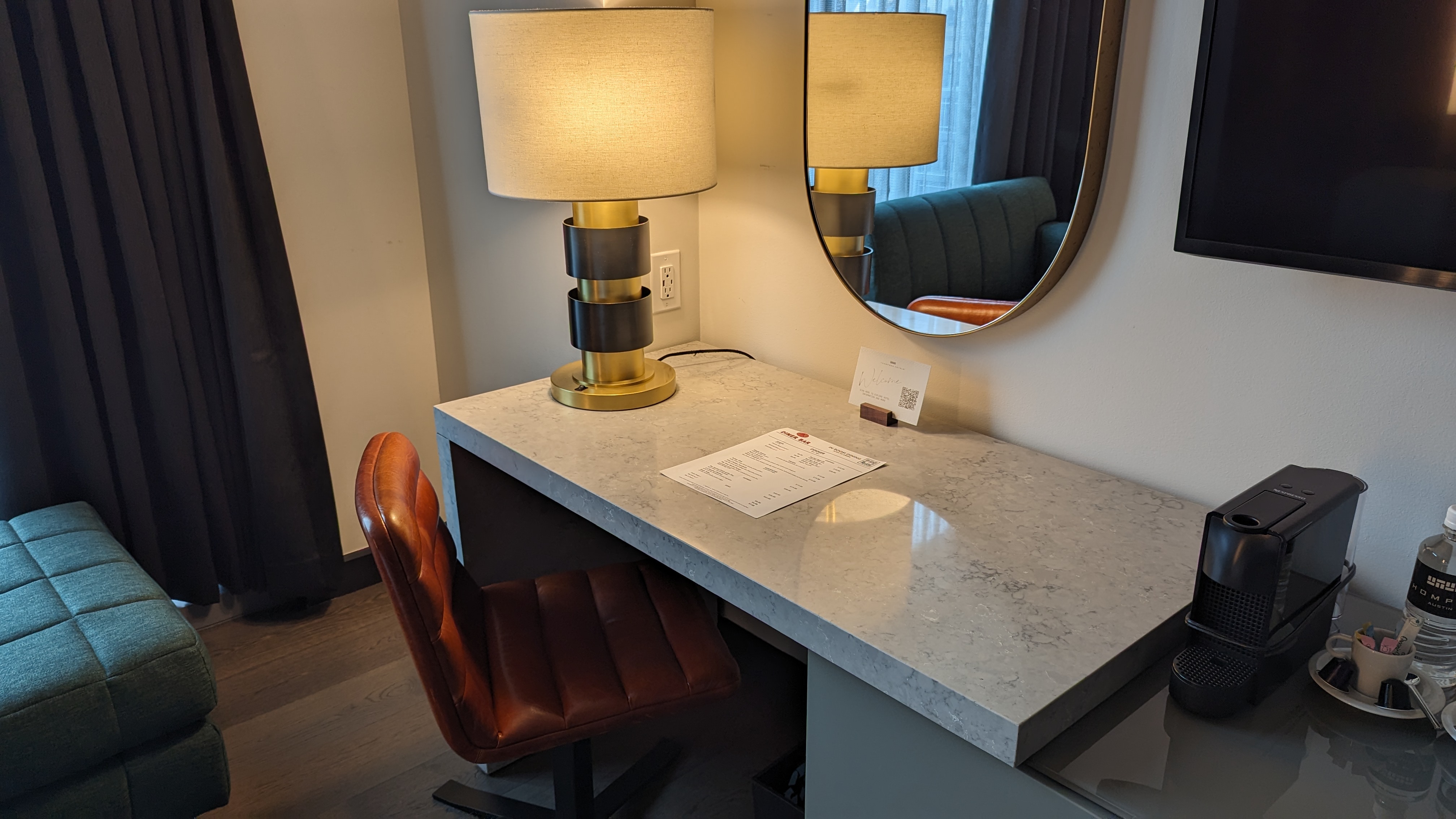 Thompson Austin room bedroom desk and mirror Thompson Austin room bedroom desk and mirror