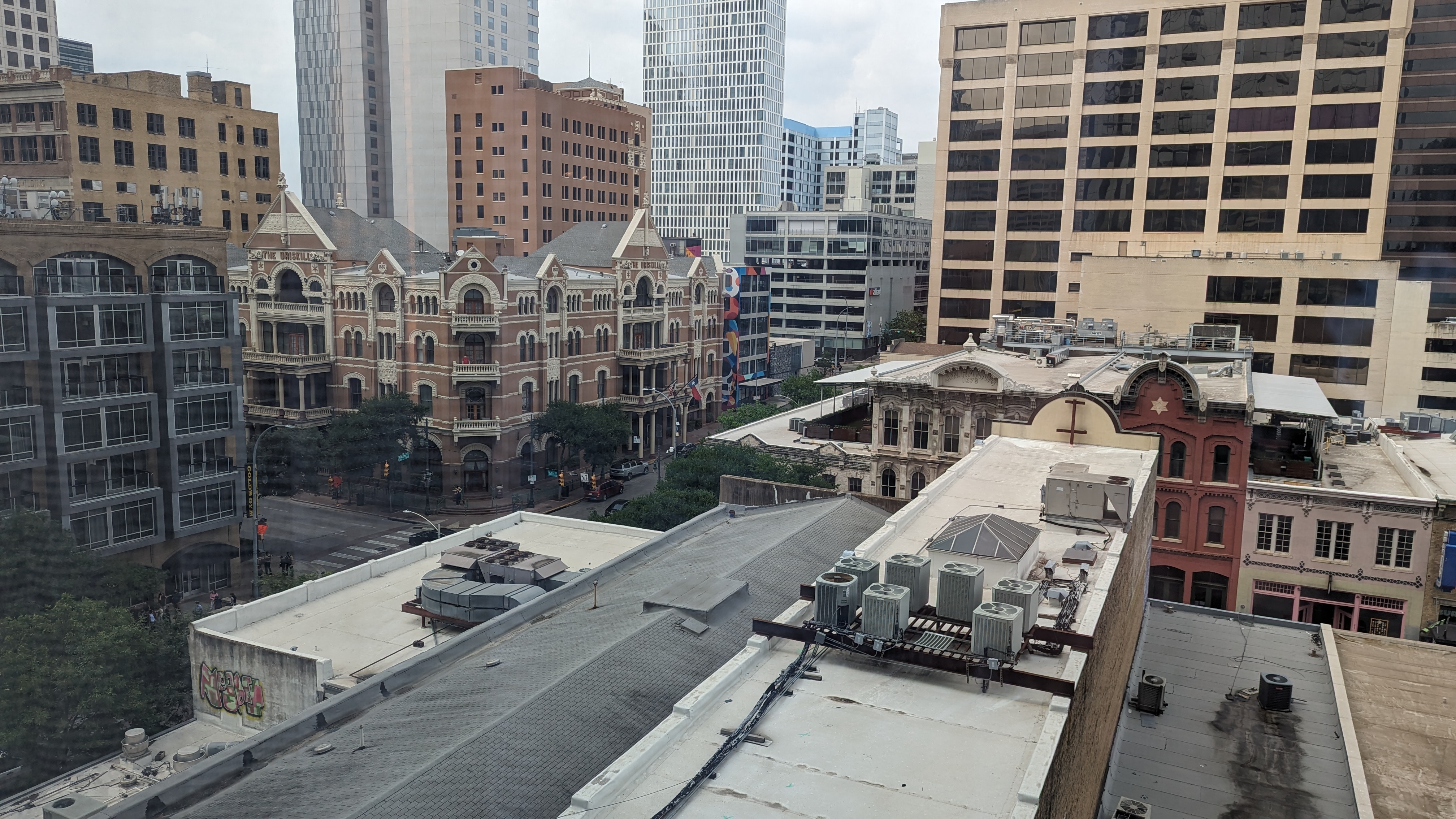 Thompson Austin room the view with Driskill Thompson Austin room the view with Driskill