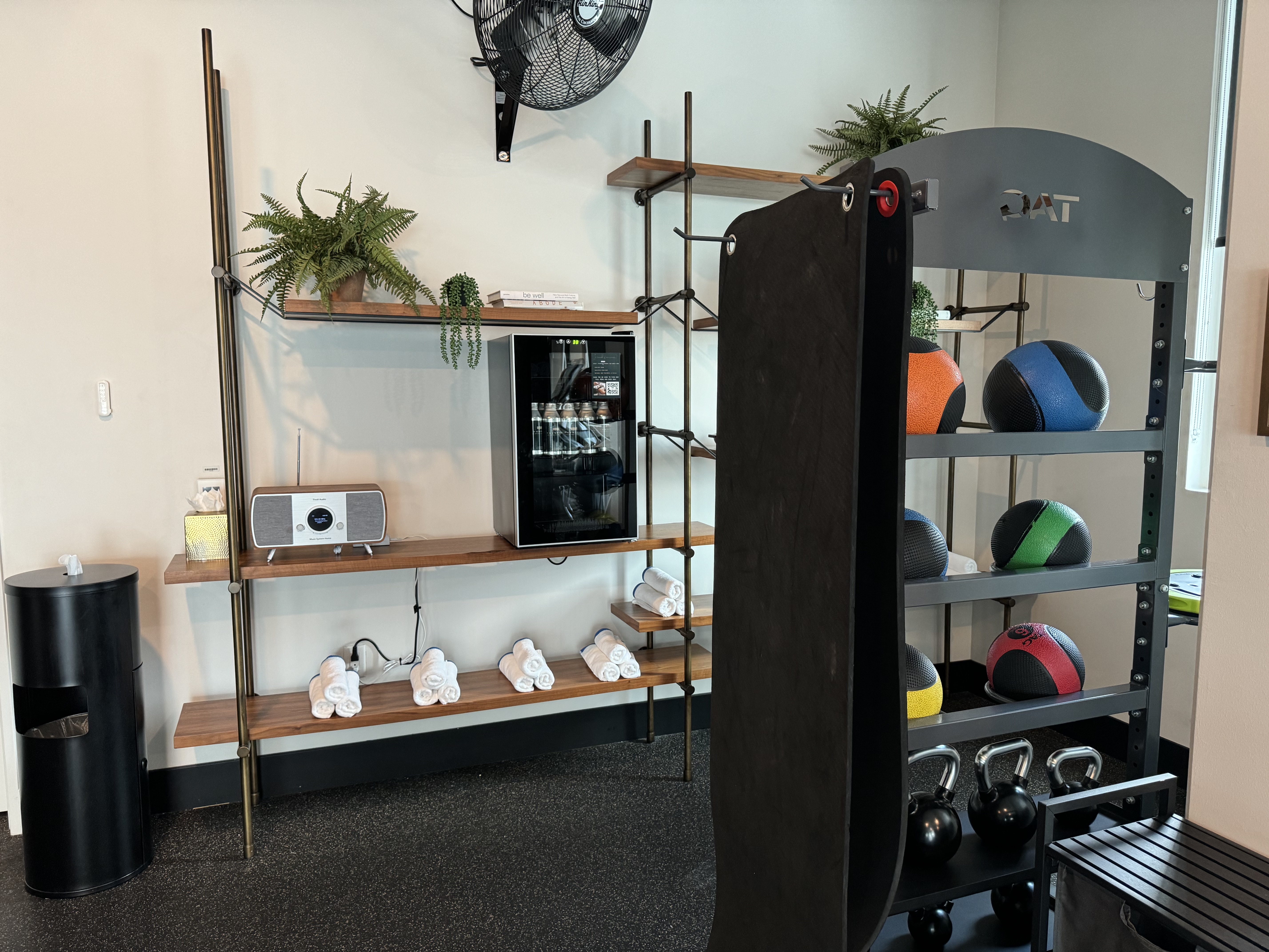 Thompson San Antonio Riverwalk gym medicine balls Thompson San Antonio Riverwalk gym medicine balls