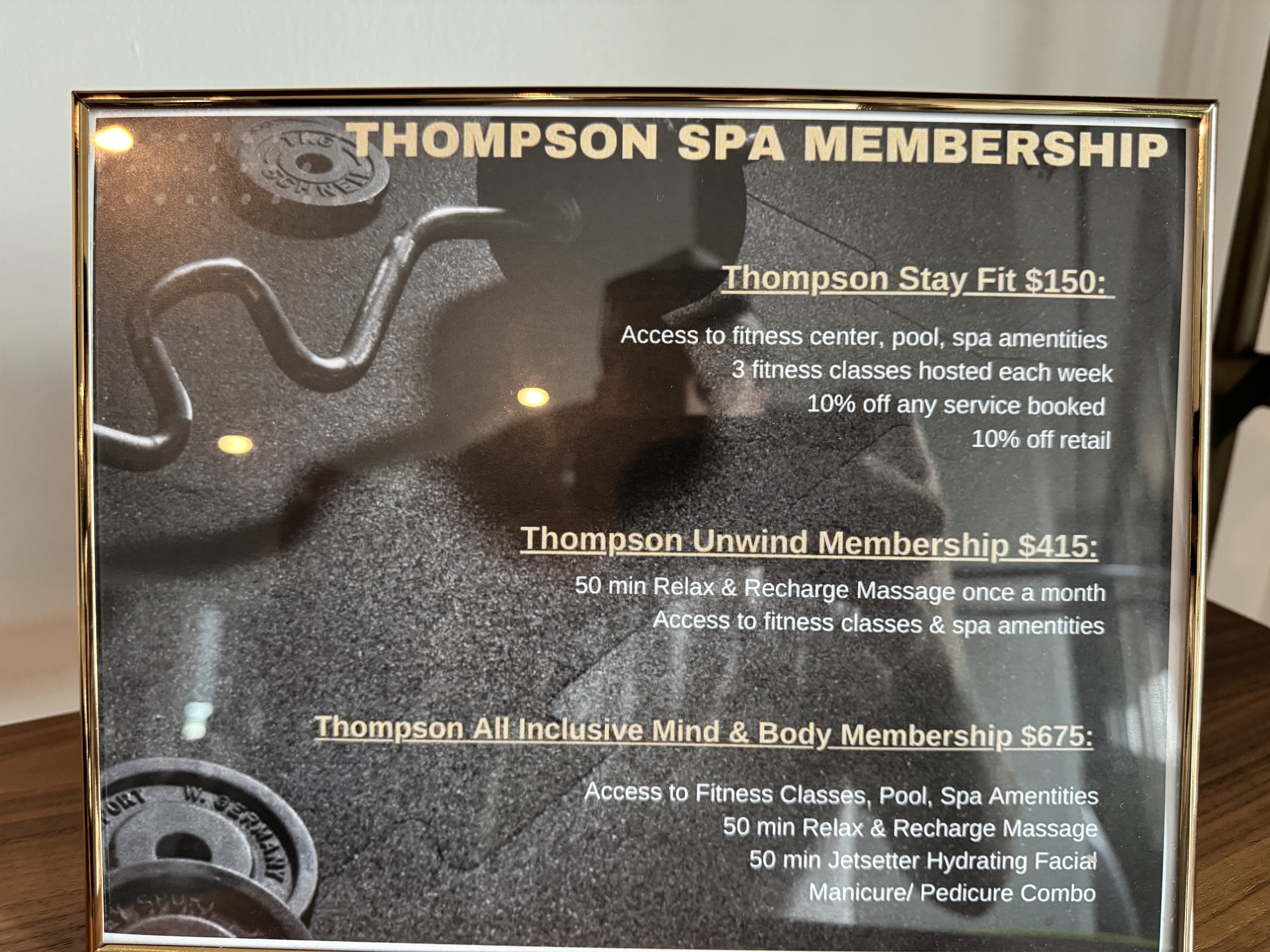 Thompson San Antonio Riverwalk gym spa and gym membership Thompson San Antonio Riverwalk gym spa and gym membership