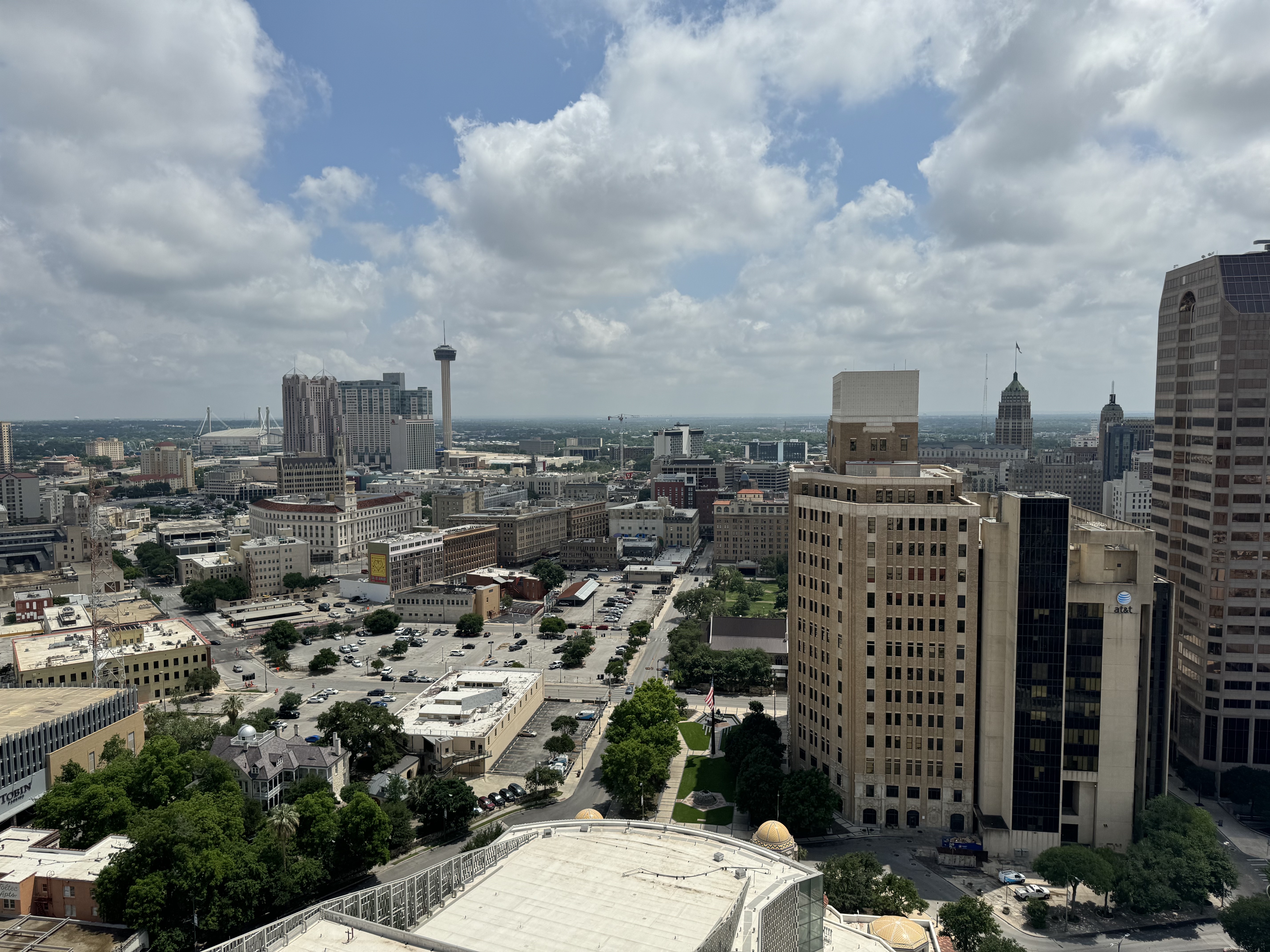 Thompson San Antonio Riverwalk rooftop bar view Thompson San Antonio Riverwalk rooftop bar view