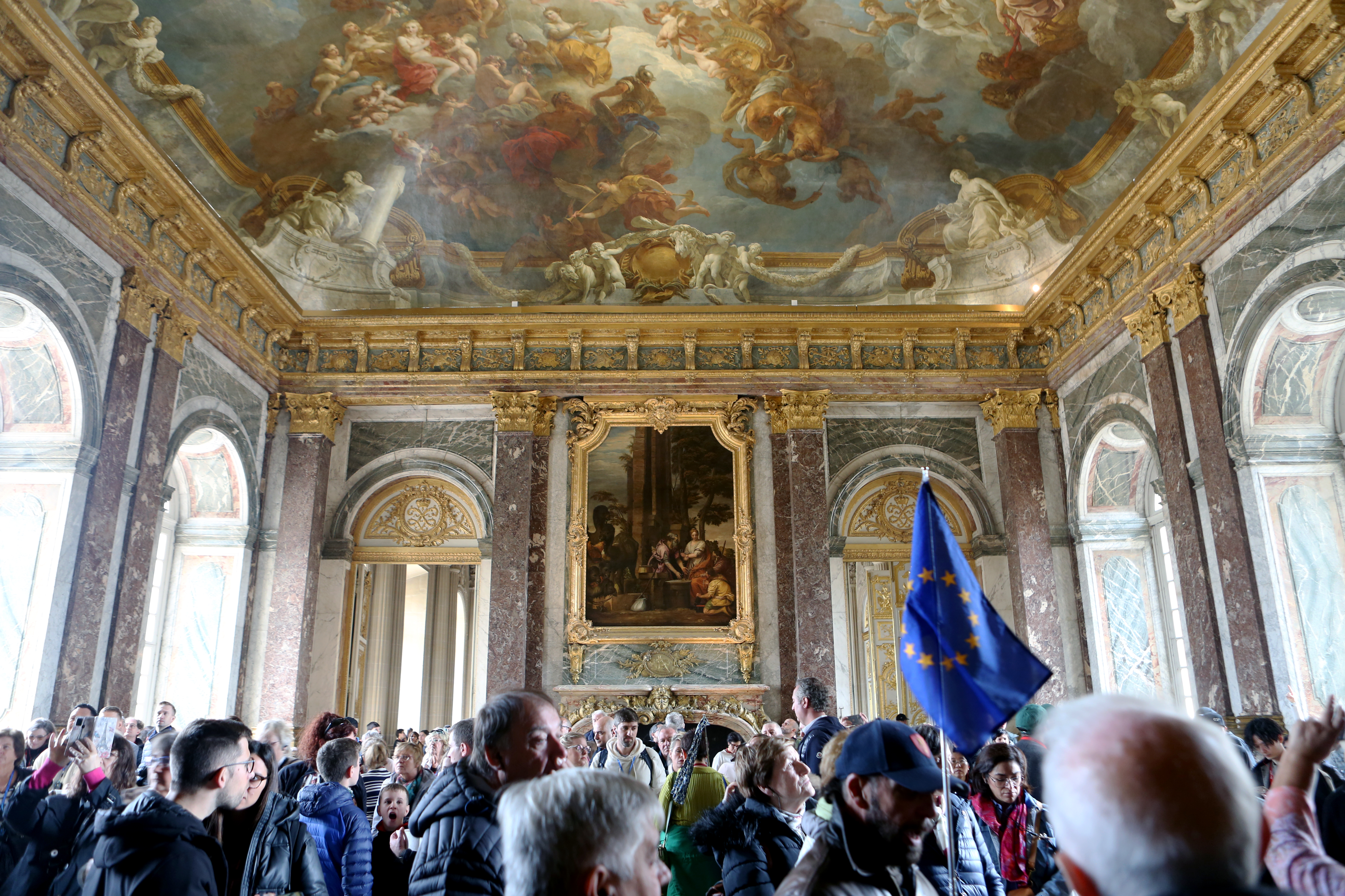 Versailles EU flag Versailles EU flag