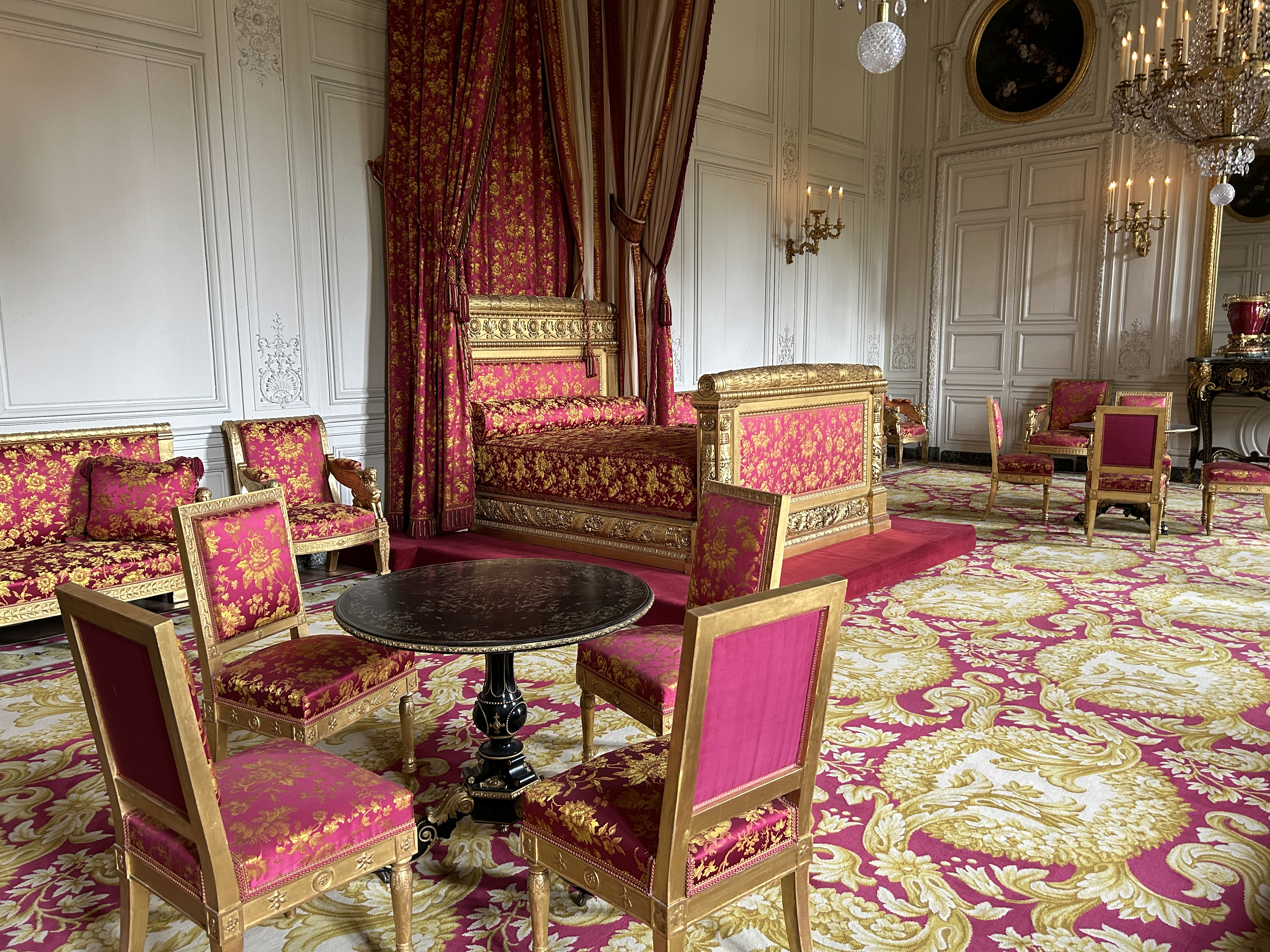 Versailles Gardens Grand Trianon bedroom Versailles Gardens Grand Trianon bedroom