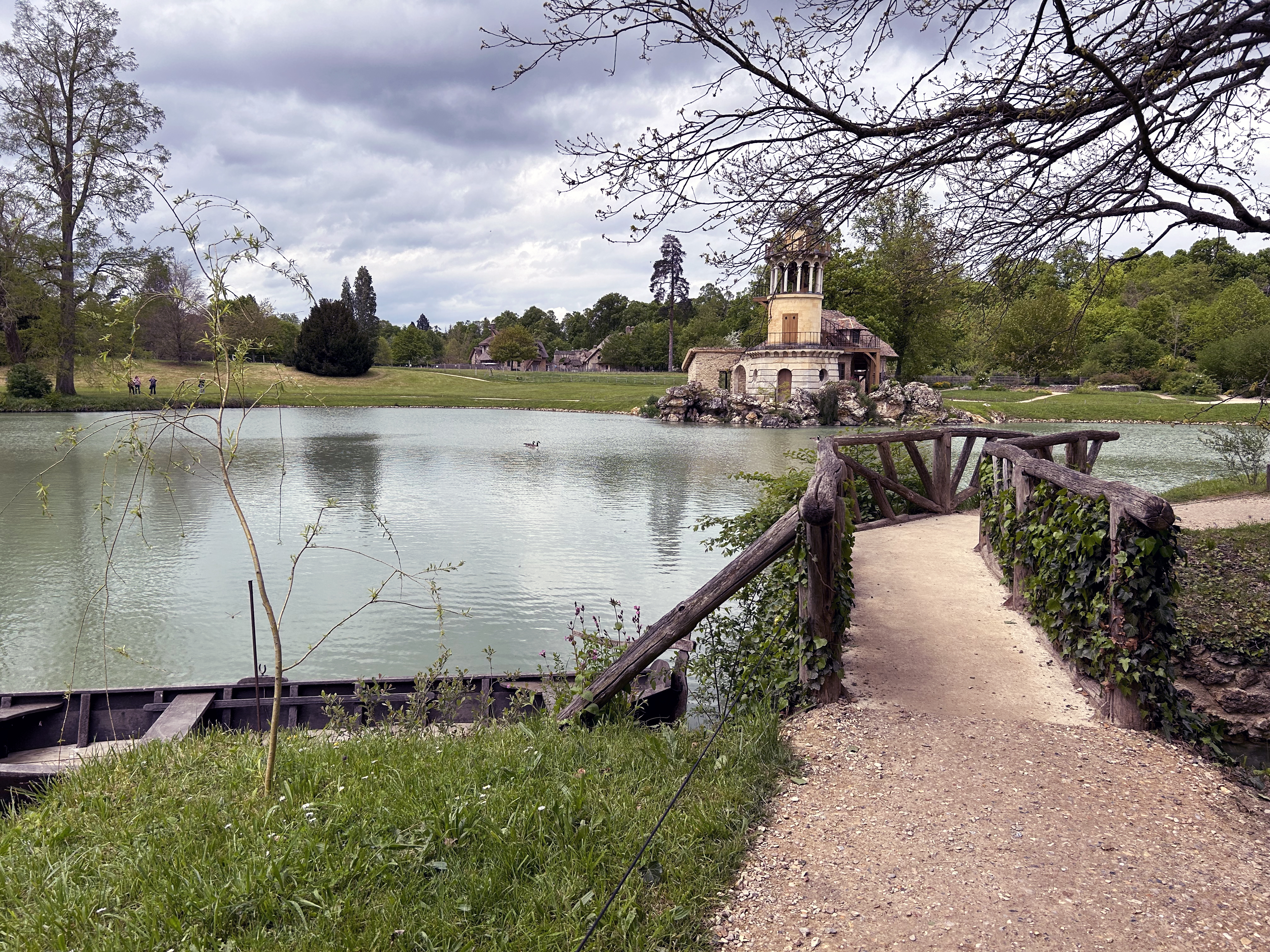 Versailles Gardens Le Petit Hameau bridge Versailles Gardens Le Petit Hameau bridge