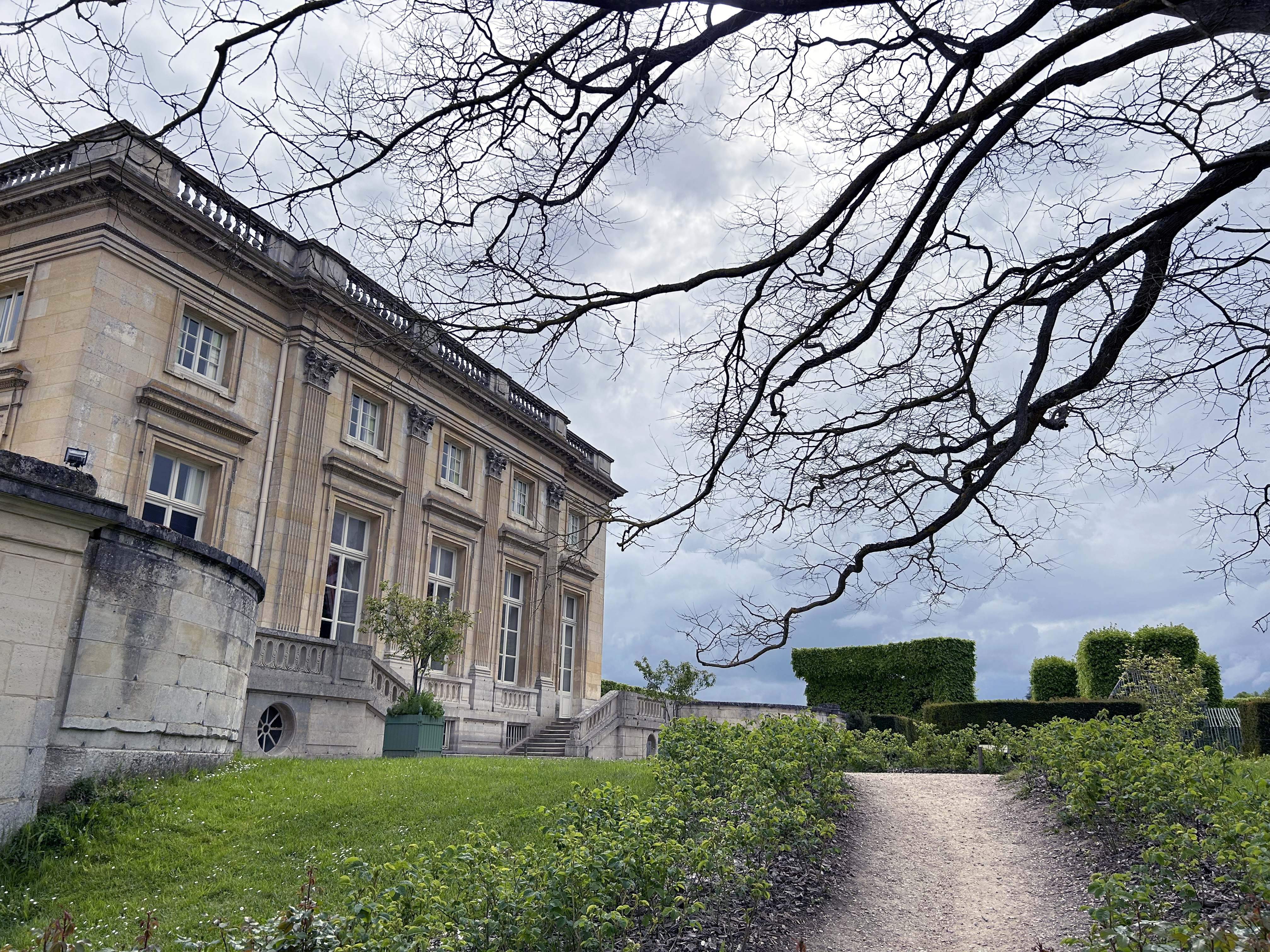 Versailles Gardens Petit Trianon sinister tree Versailles Gardens Petit Trianon sinister tree
