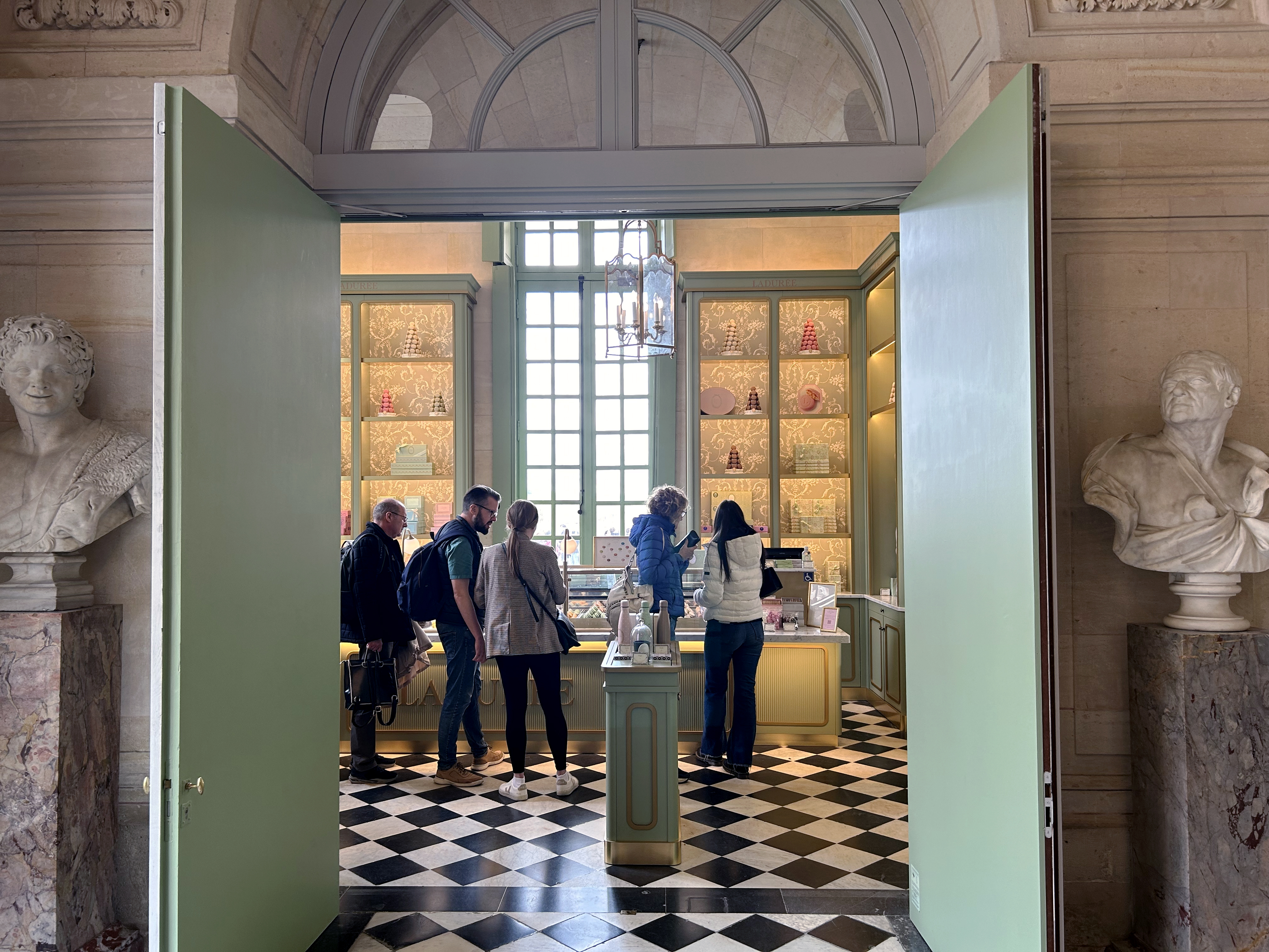 Versailles Palais Laduree macaron store Versailles Palais Laduree macaron store