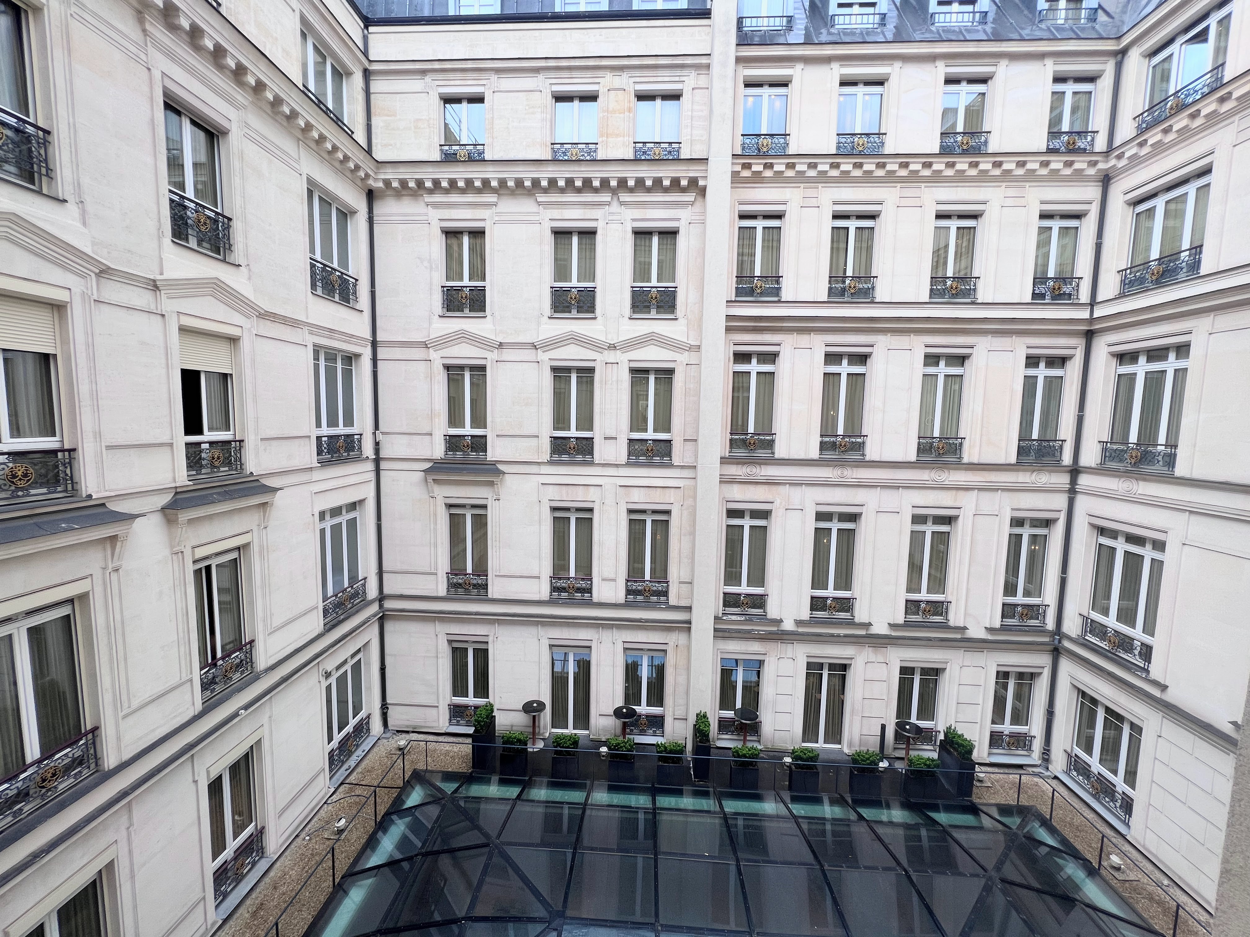 View from my room at Park Hyatt Paris View from my room at Park Hyatt Paris