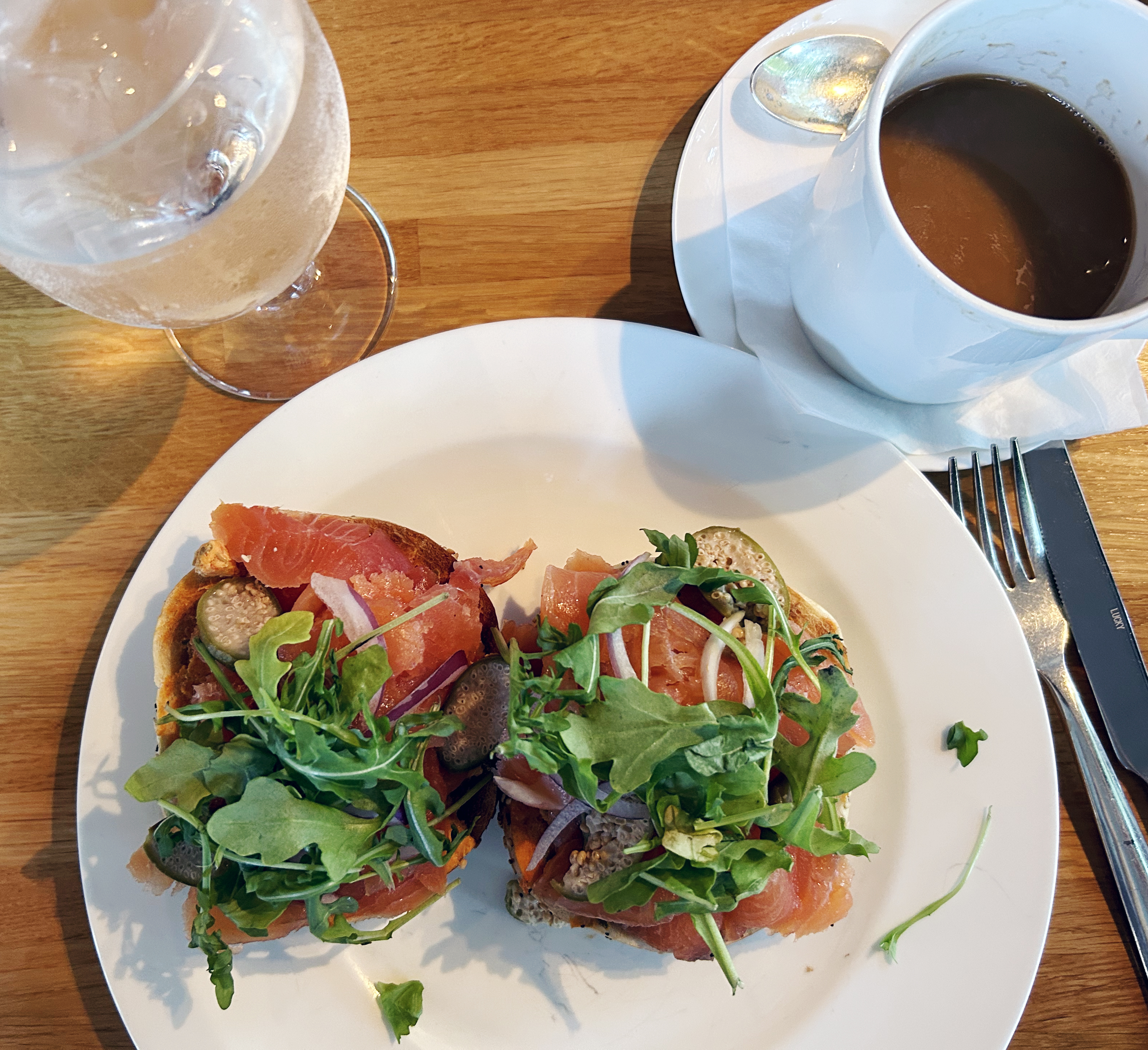 Watergate DC Kingbird bagel salmon