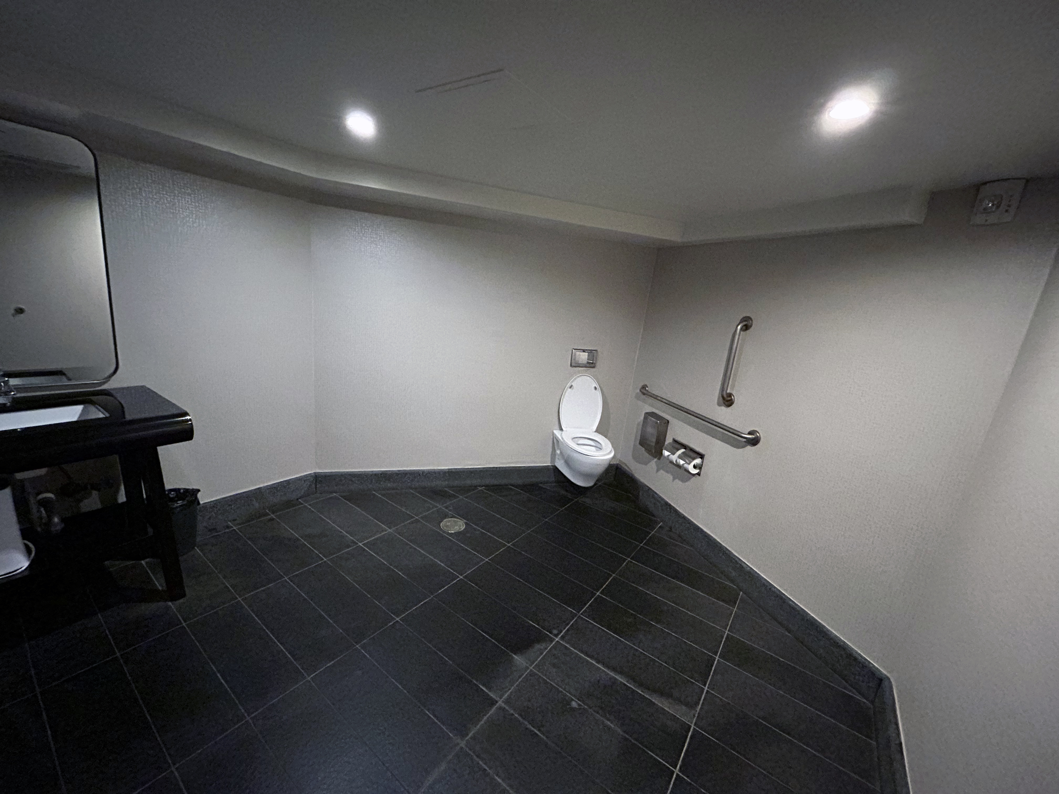 Watergate DC pool bathroom