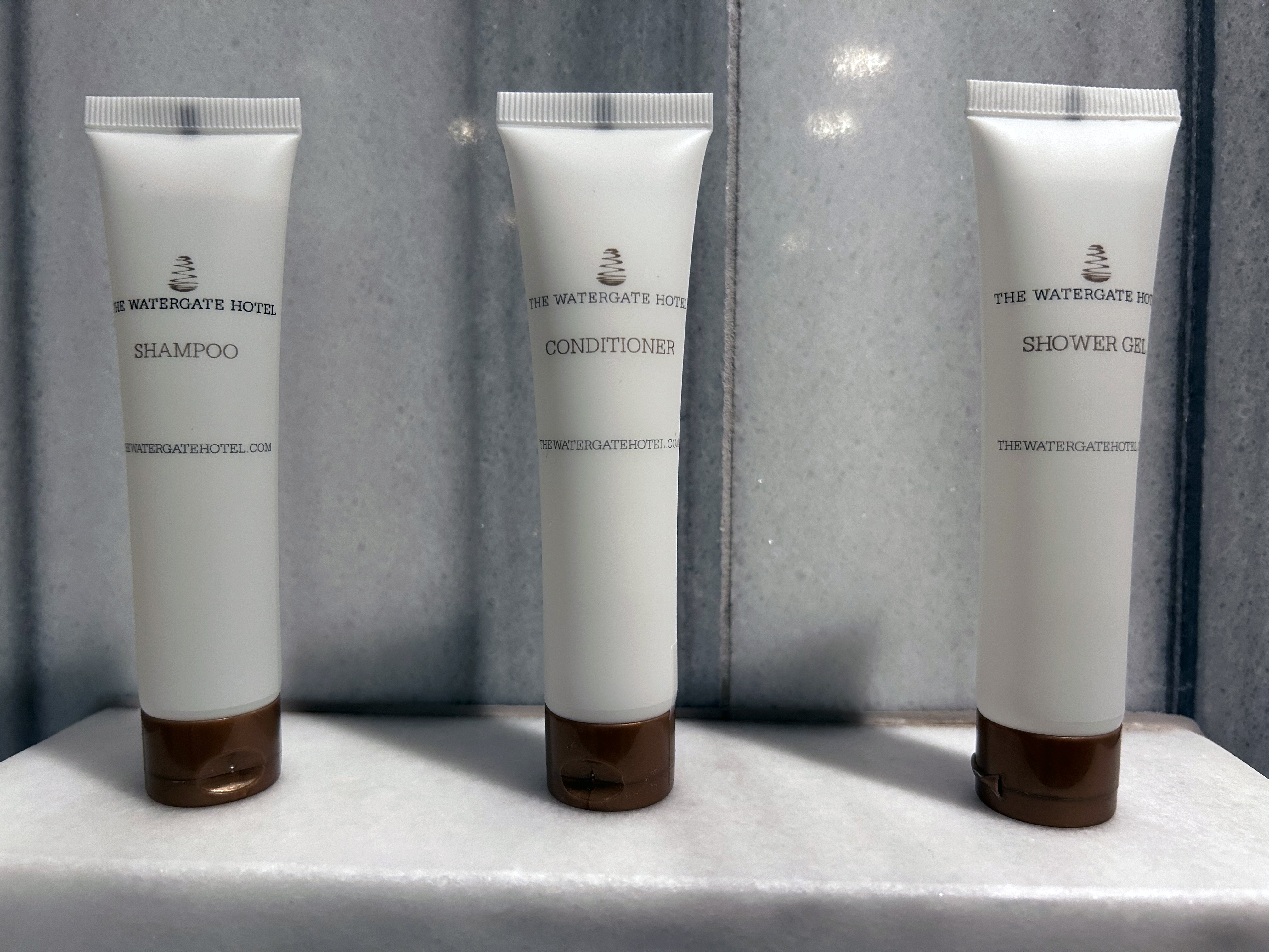 Watergate DC shower amenities