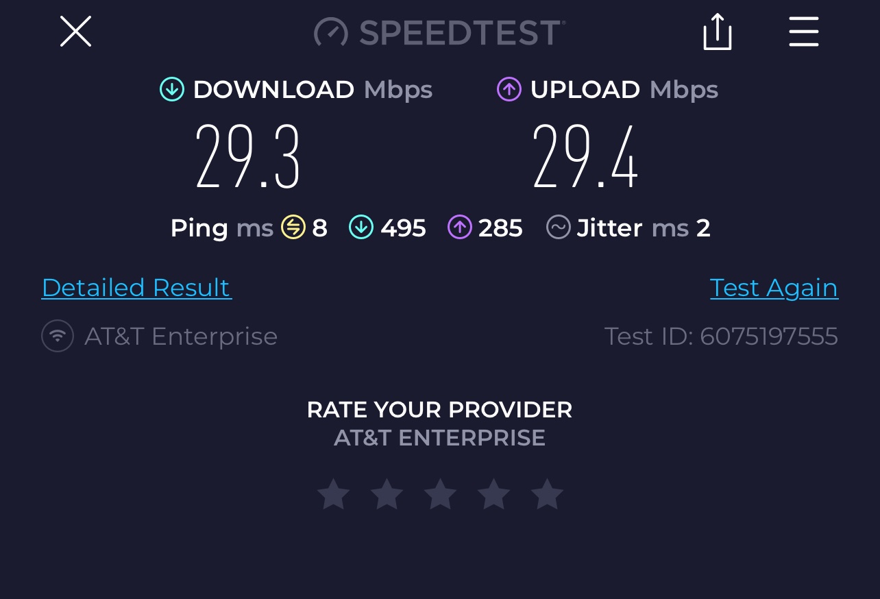 Watergate DC Speedtest 