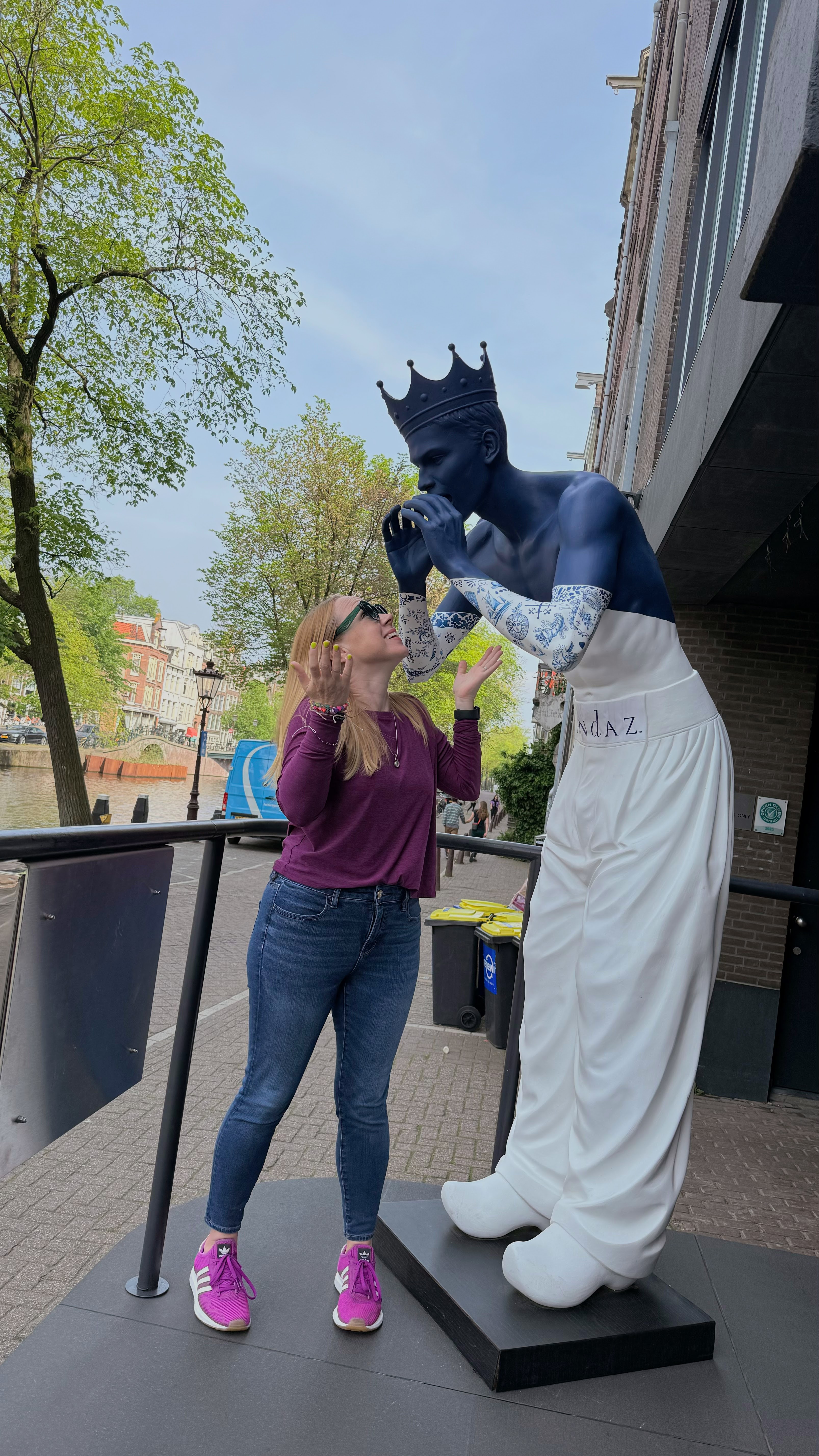 With the Andaz Amsterdam sculpture With the Andaz Amsterdam sculpture