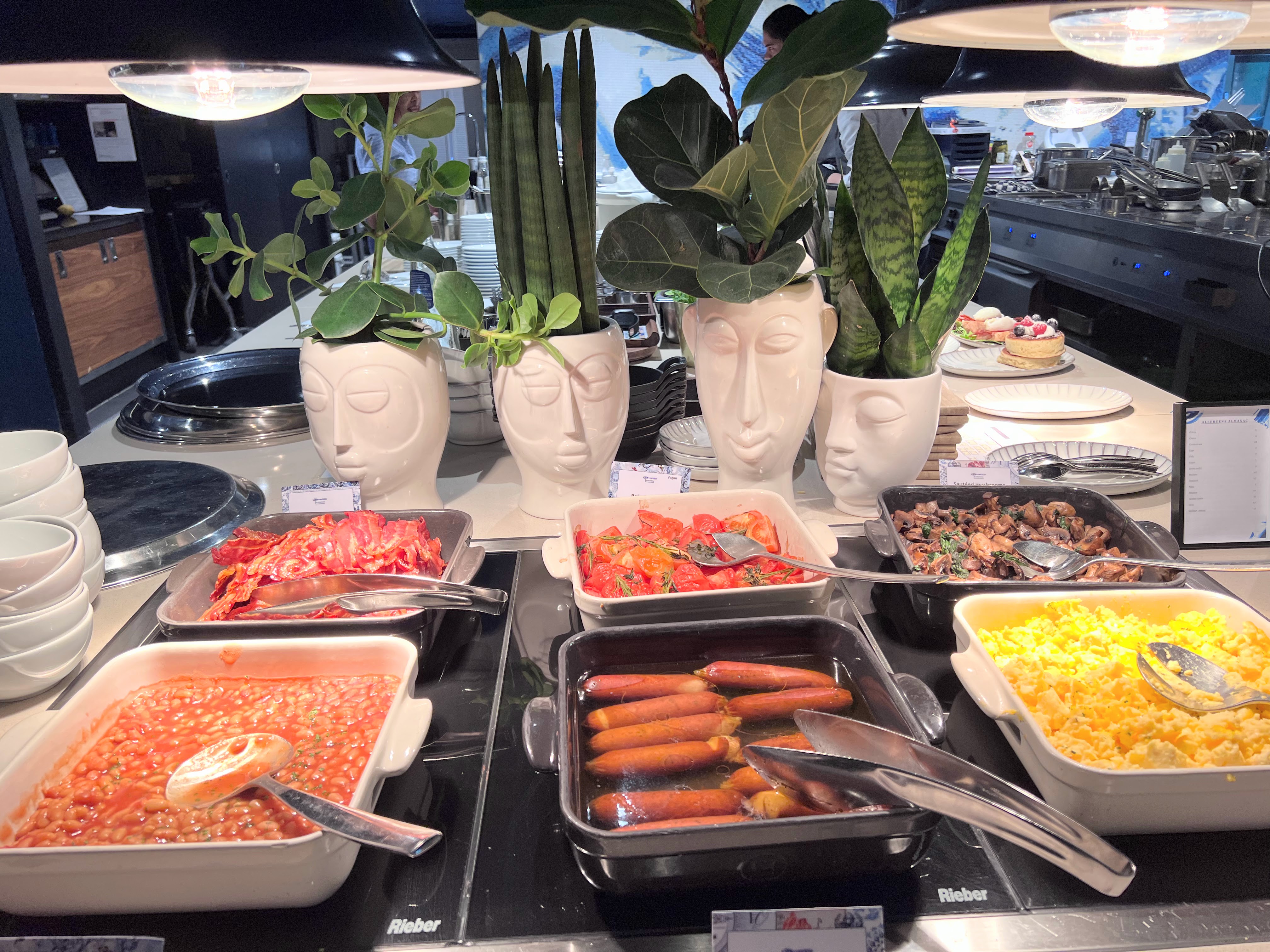 Andaz Amsterdam breakfast buffet hot items Andaz Amsterdam breakfast buffet hot items
