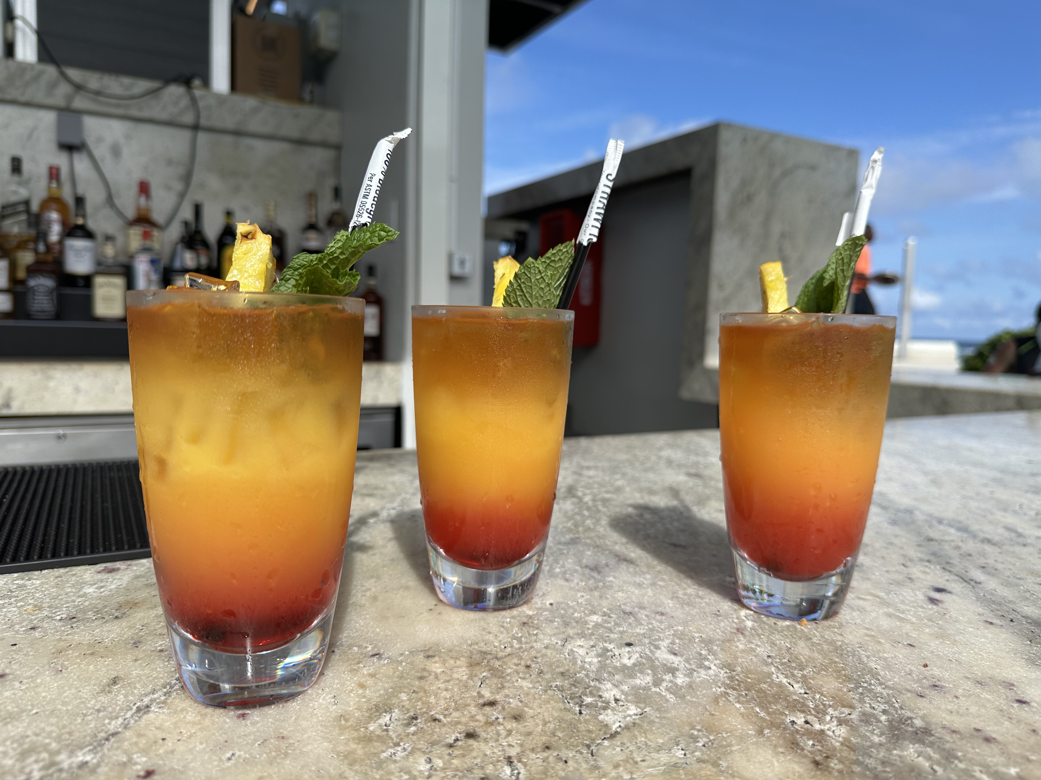 JW Marriott SXM rum punch