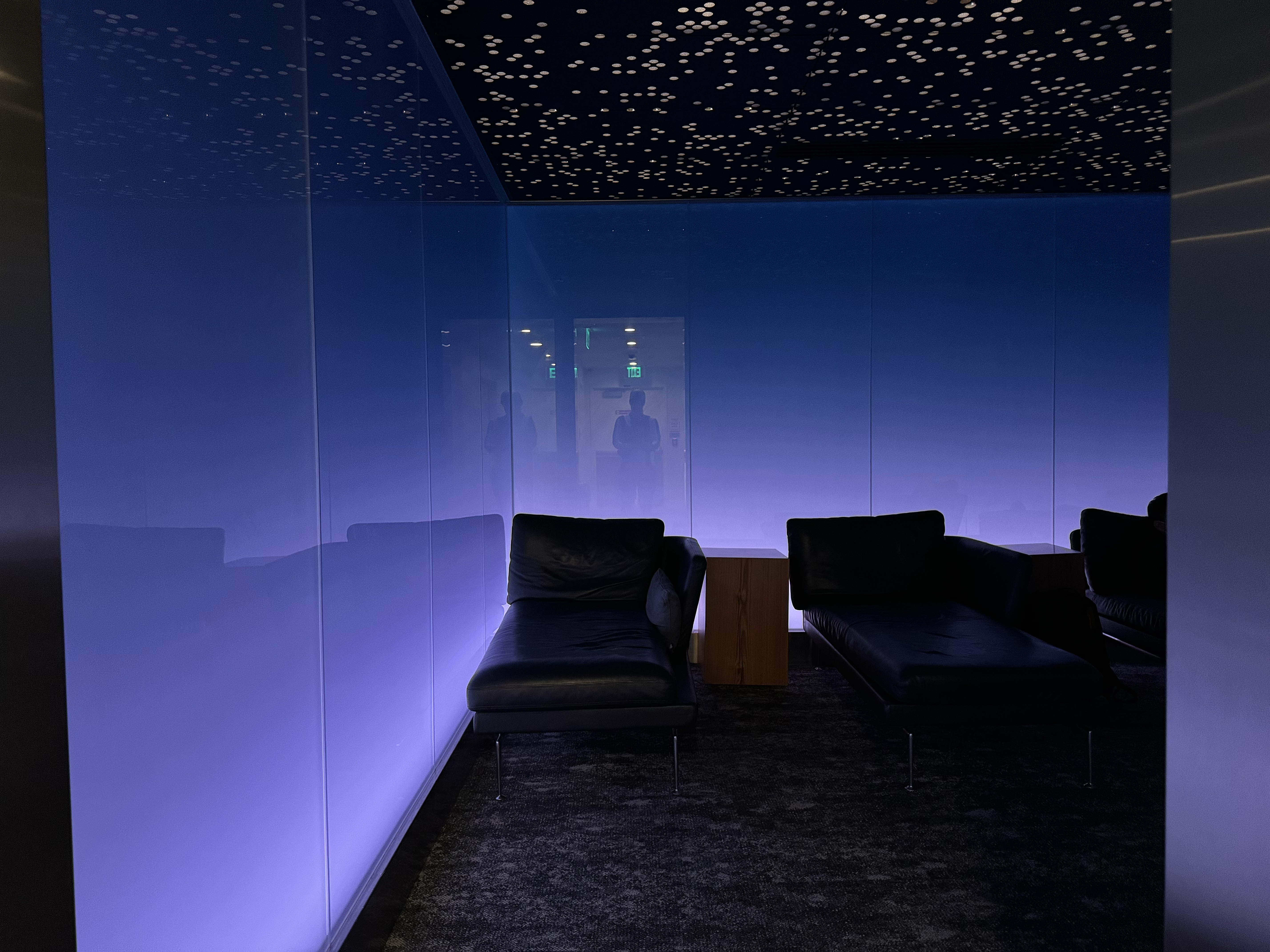 Amex Centurion Lounge LAX sleeping room Amex Centurion Lounge LAX sleeping room