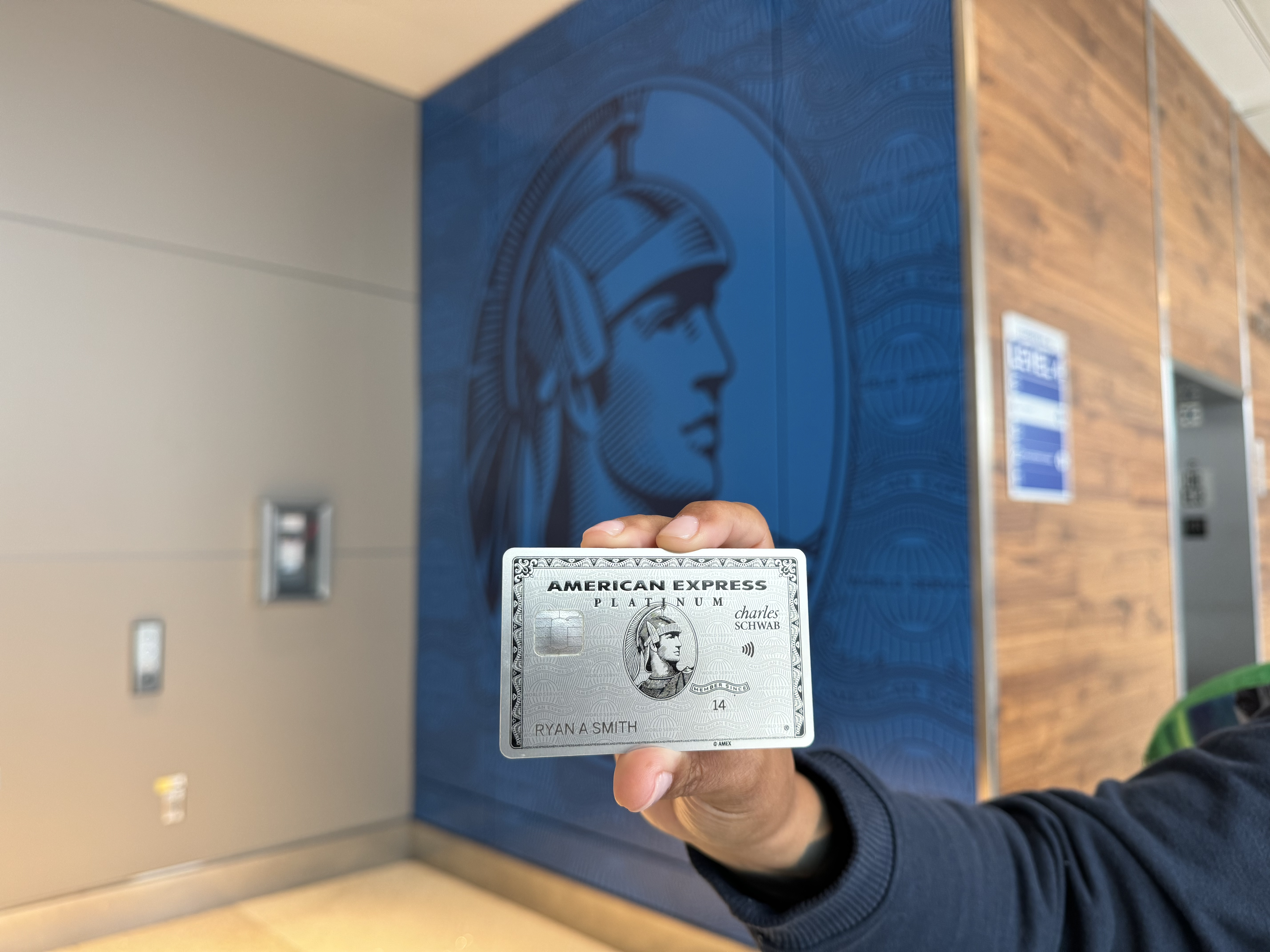 Amex Centurion Lounge LAX with Schwab Amex Platinum Card