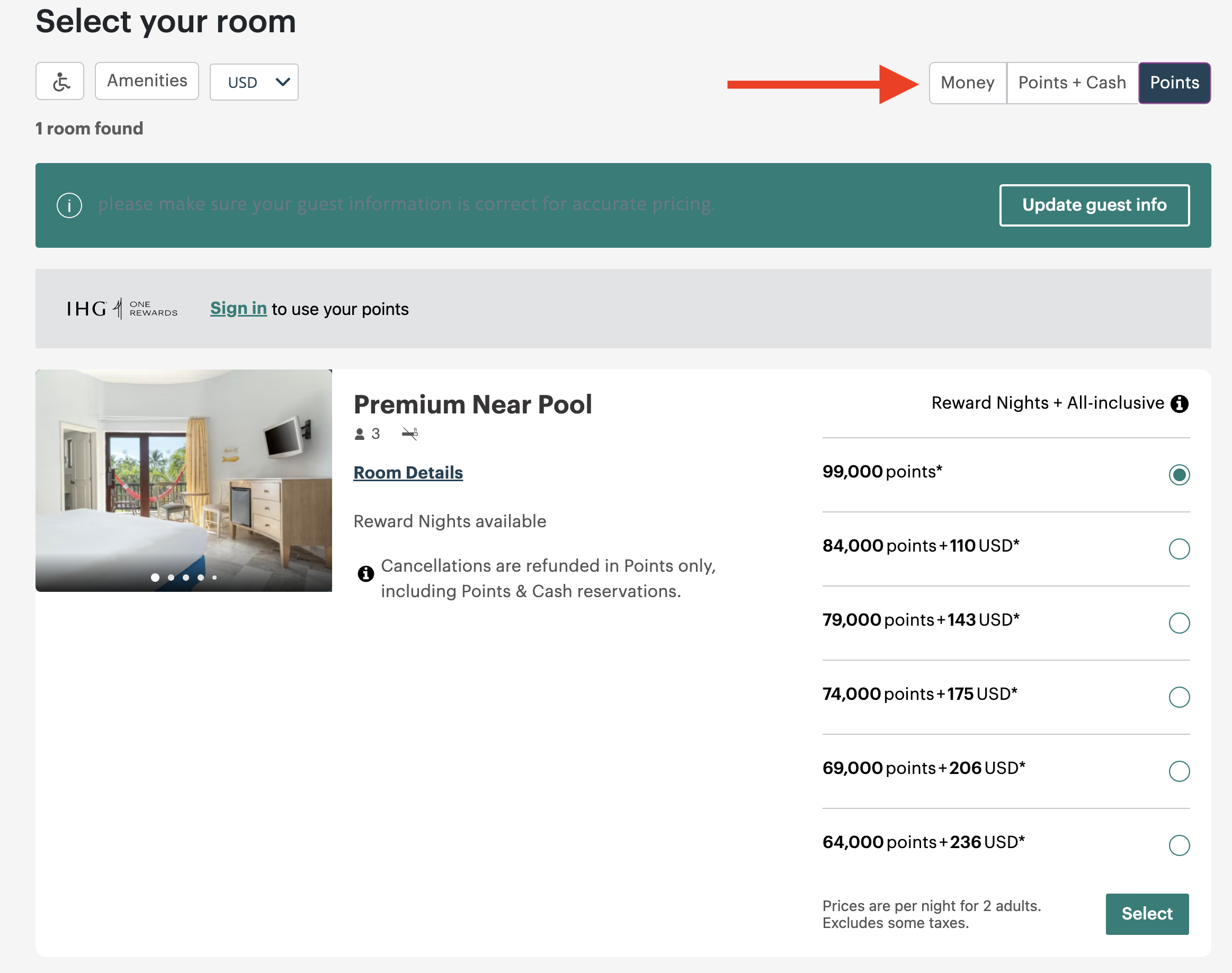 Booking Iberostar wtih IHG points Booking Iberostar wtih IHG points