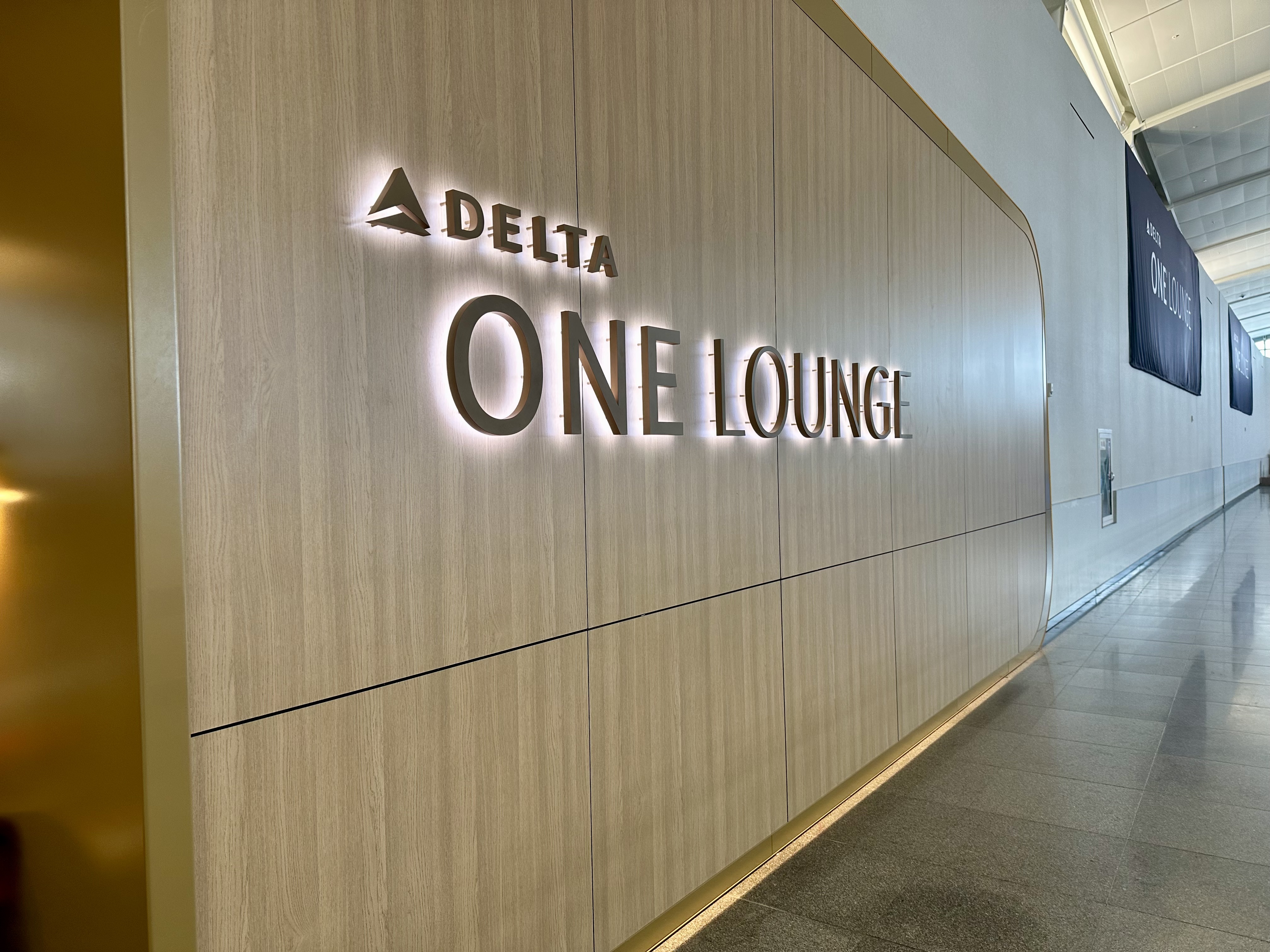 Delta One JFK Lounge Entrance