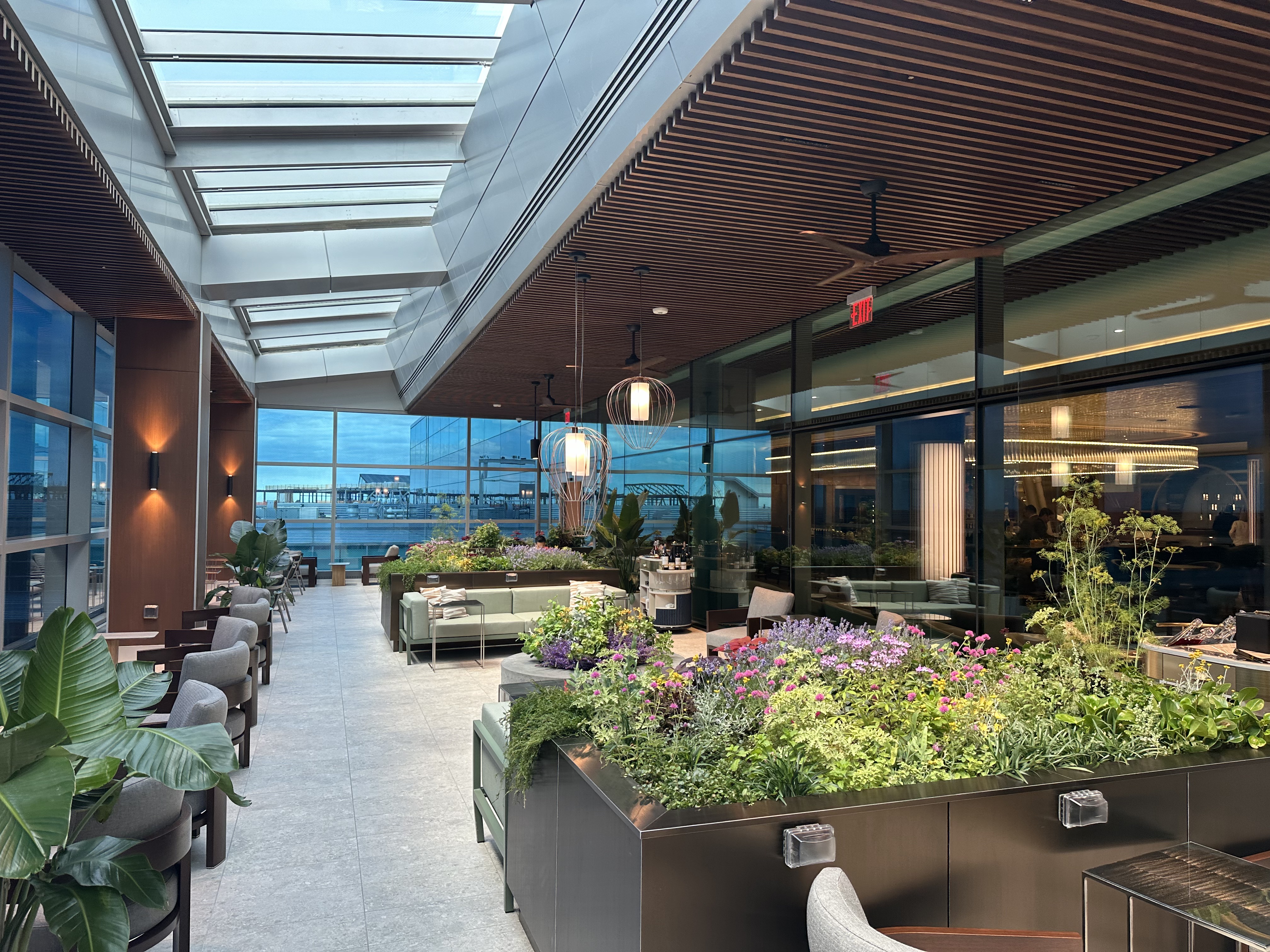 Delta One JFK Lounge Terrace Delta One JFK Lounge Terrace