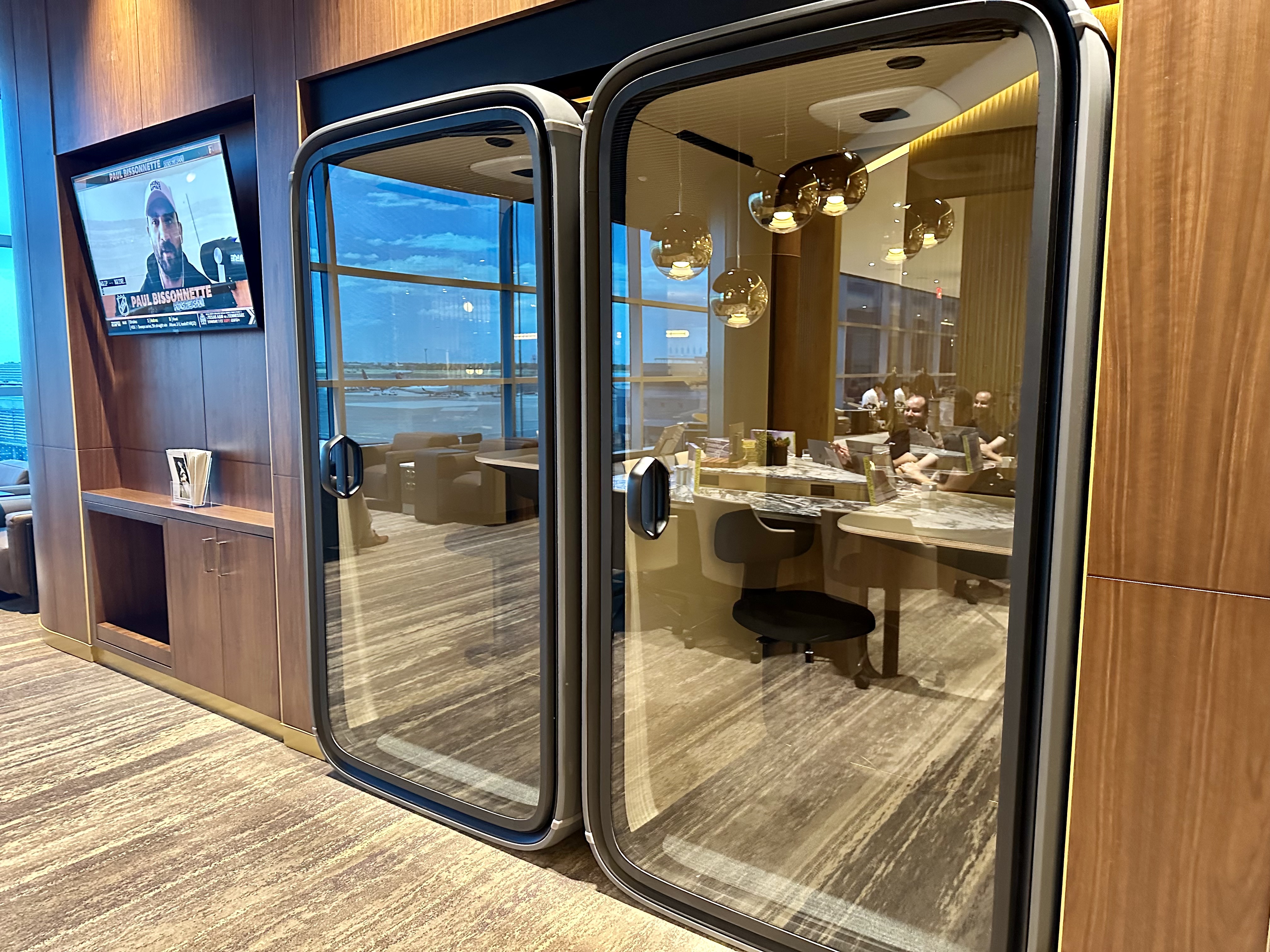 Delta One JFK Lounge Work Pods