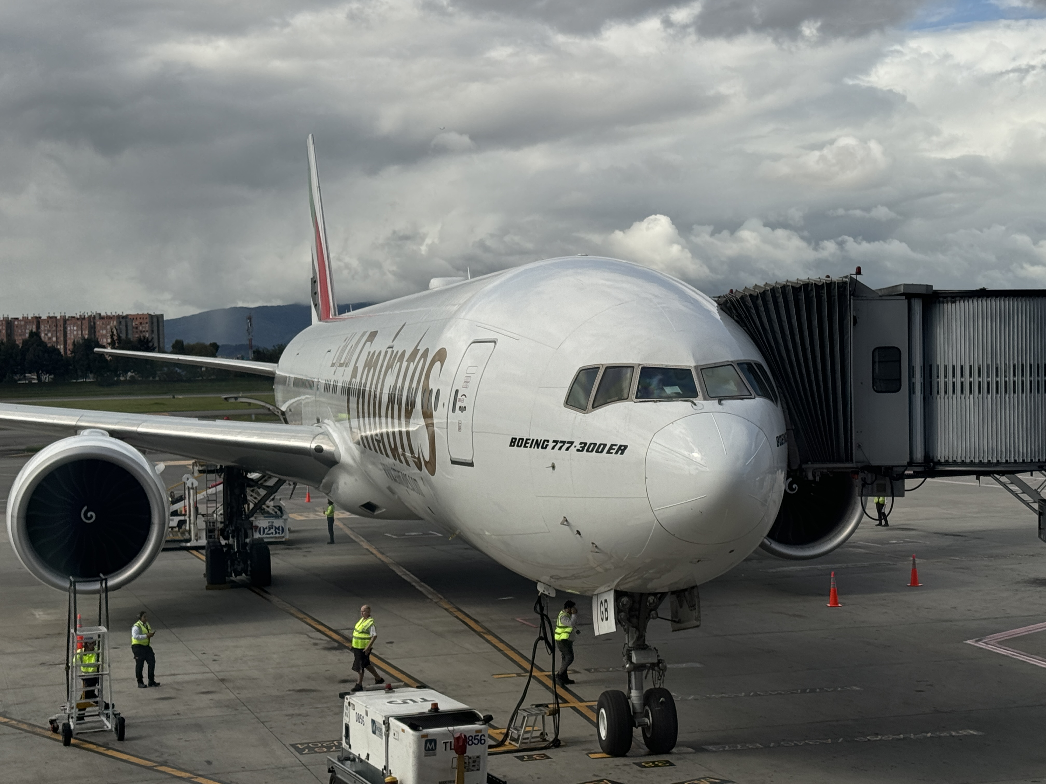 Emirates Boeing 777 300ER Bogota Airport Emirates Boeing 777 300ER Bogota Airport