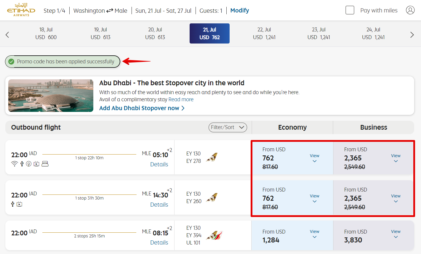 Etihad Amex discount IAD MLE Etihad Amex discount IAD MLE