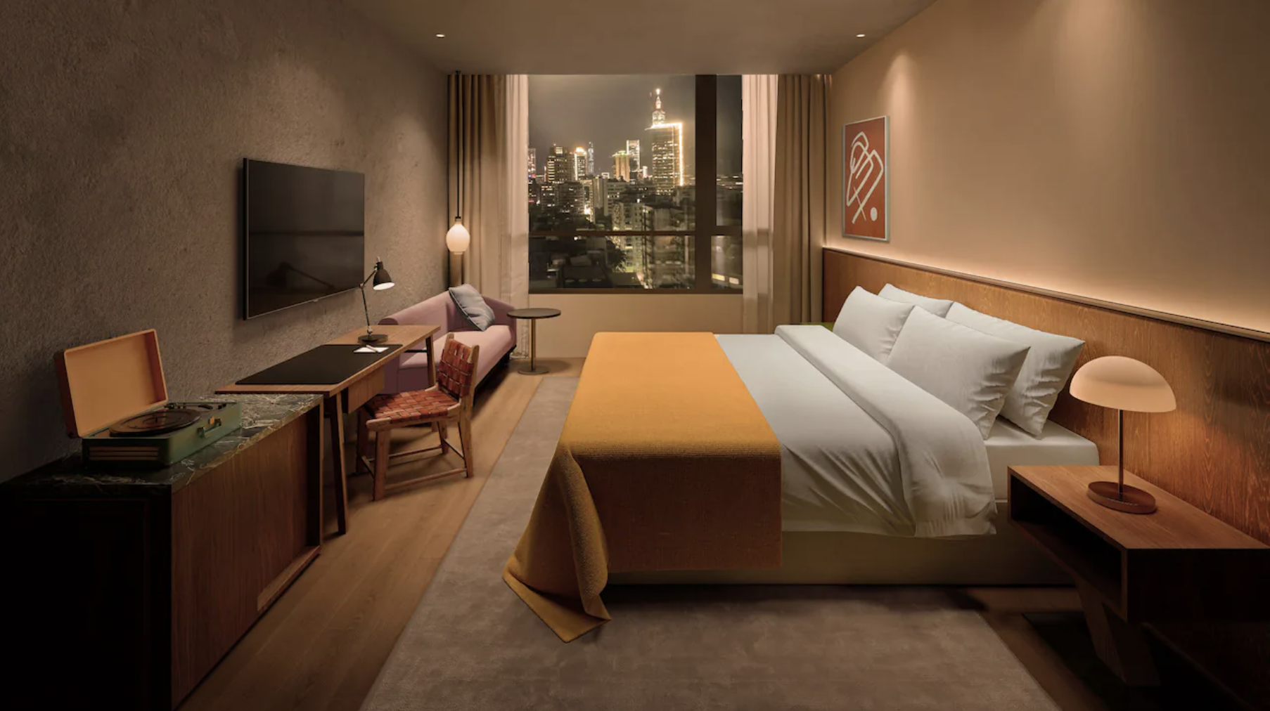 Guest room at the EPISODE Daan Taipei Hyatt Guest room at the EPISODE Daan Taipei Hyatt